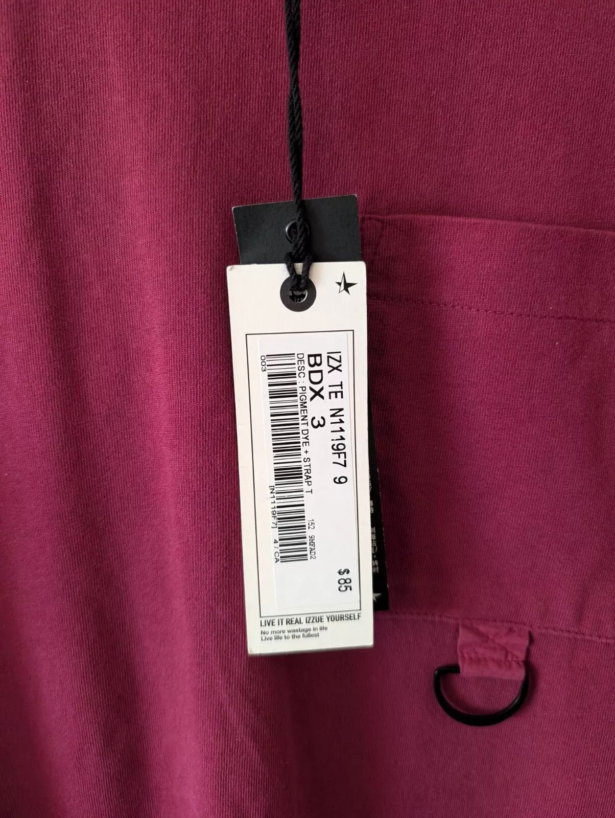 izzue Izzue Streetwear Pigment Dye Bondage T Shirt Size US L / EU 52-54 / 3 - 2 Thumbnail