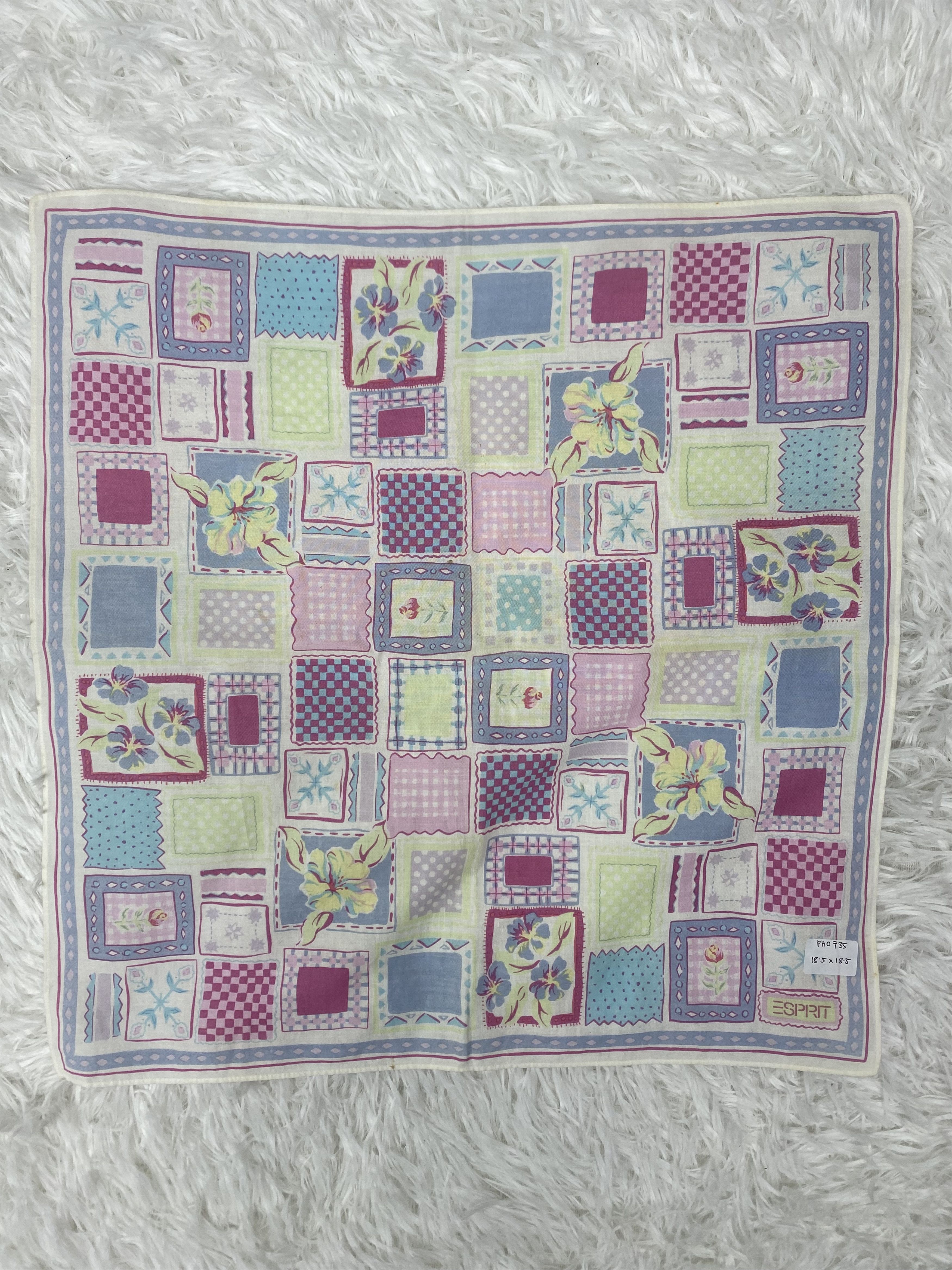 ESPIRIT × Vintage Vintage Espirit Handkerchief Neckerchief PH0735 Size ONE SIZE - 3 Thumbnail
