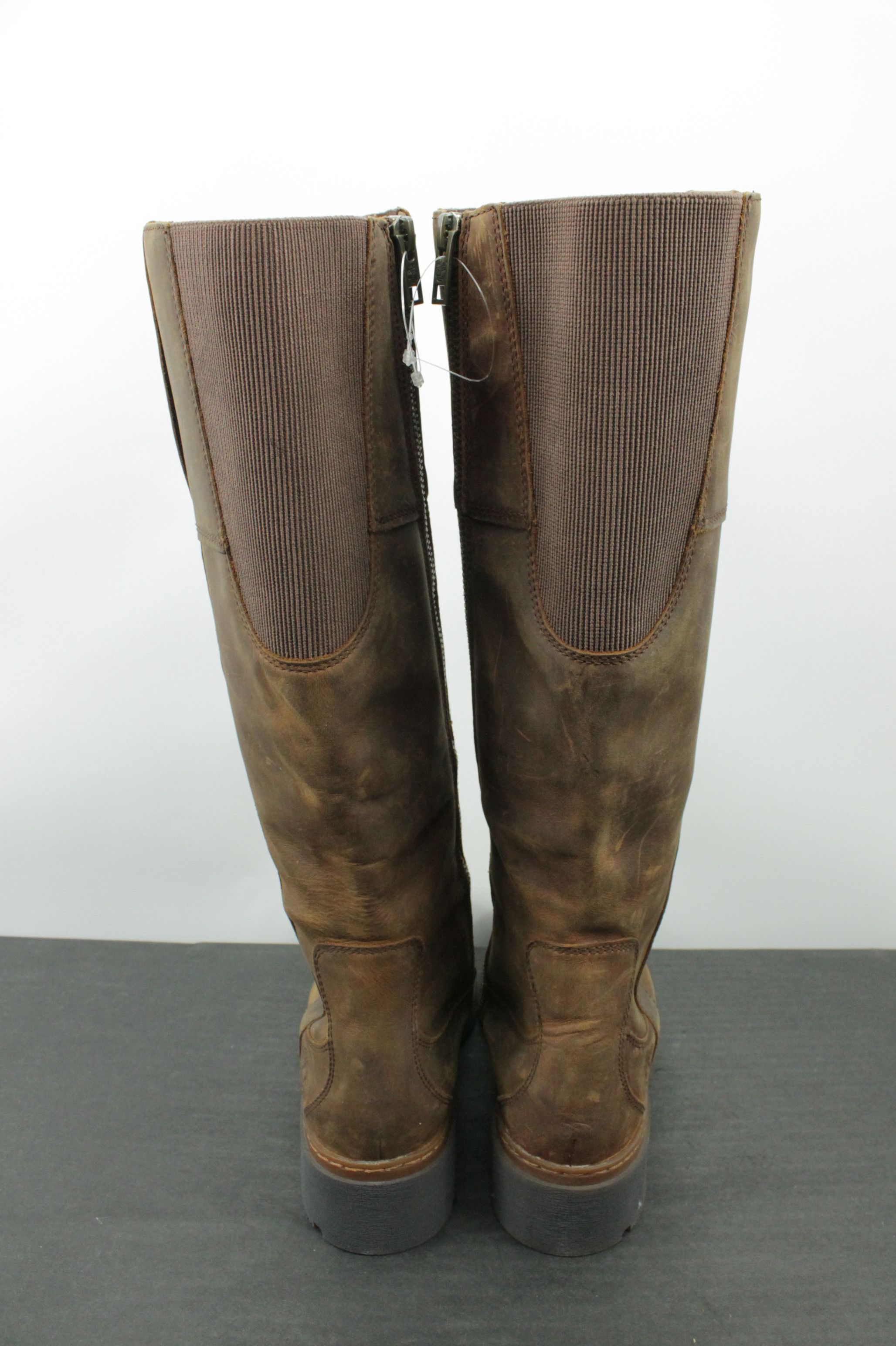 Timberland Timberland Graceyn Waterproof Leather Tall Brown Boot Size US 7 / IT 37 - 7 Thumbnail