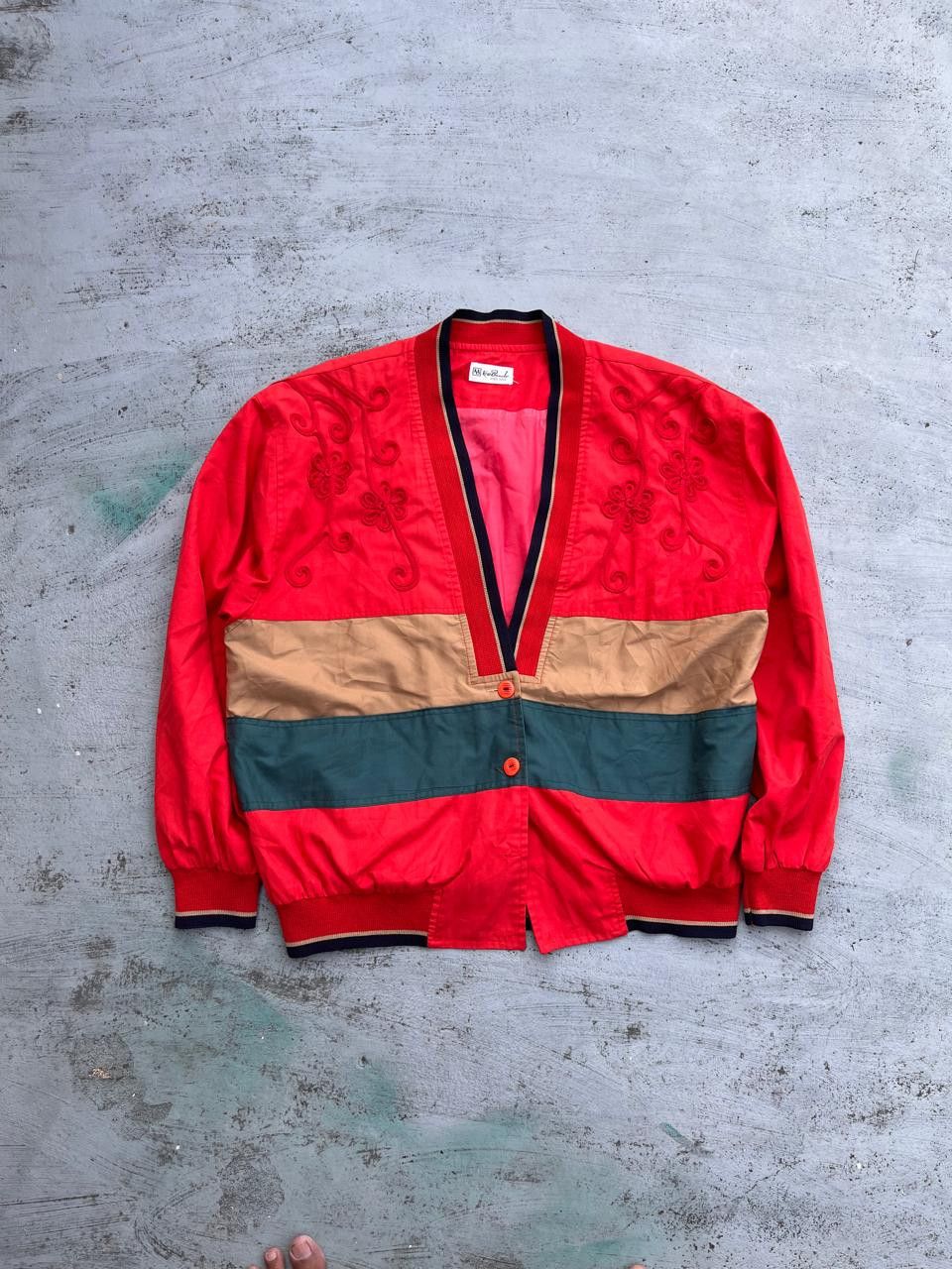 Japanese Brand Japanese Red new bando bombers jacket Size US M / EU 48-50 / 2 - 2 Thumbnail