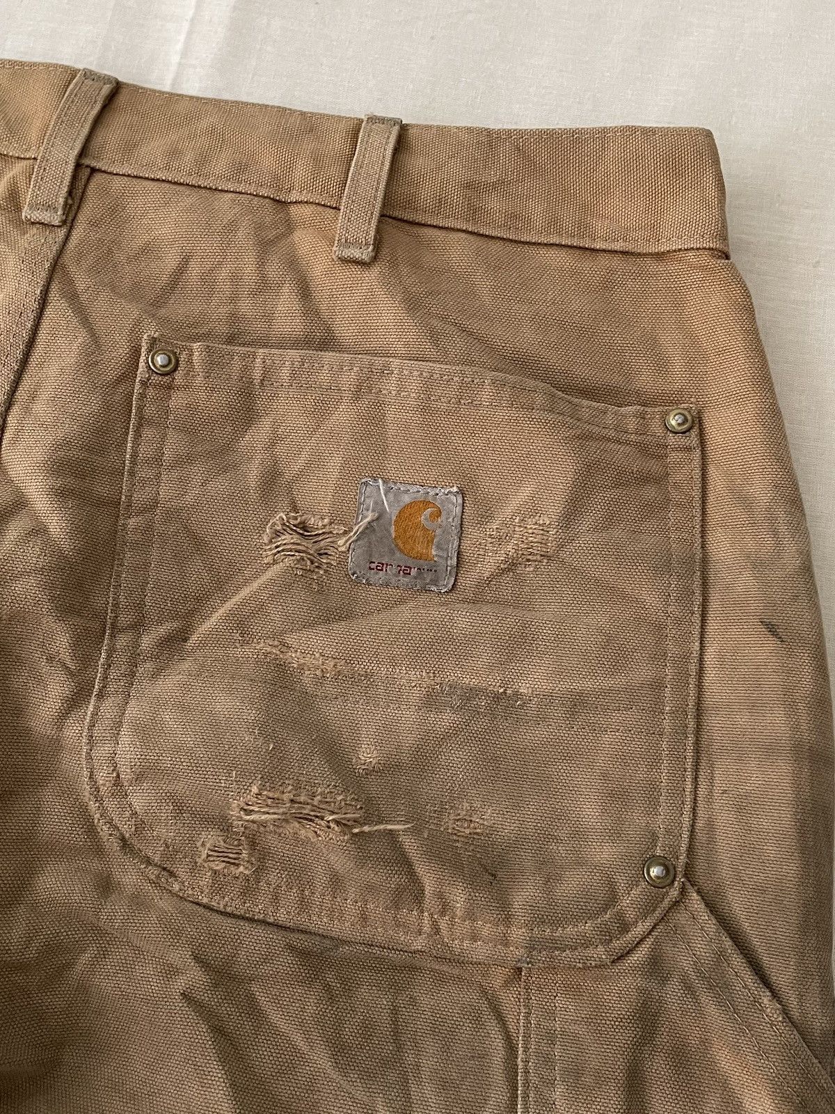 Carhartt Distressed Carhartt Double Knee Cargo Pants Vintage USA Size US 32 / EU 48 - 17 Thumbnail
