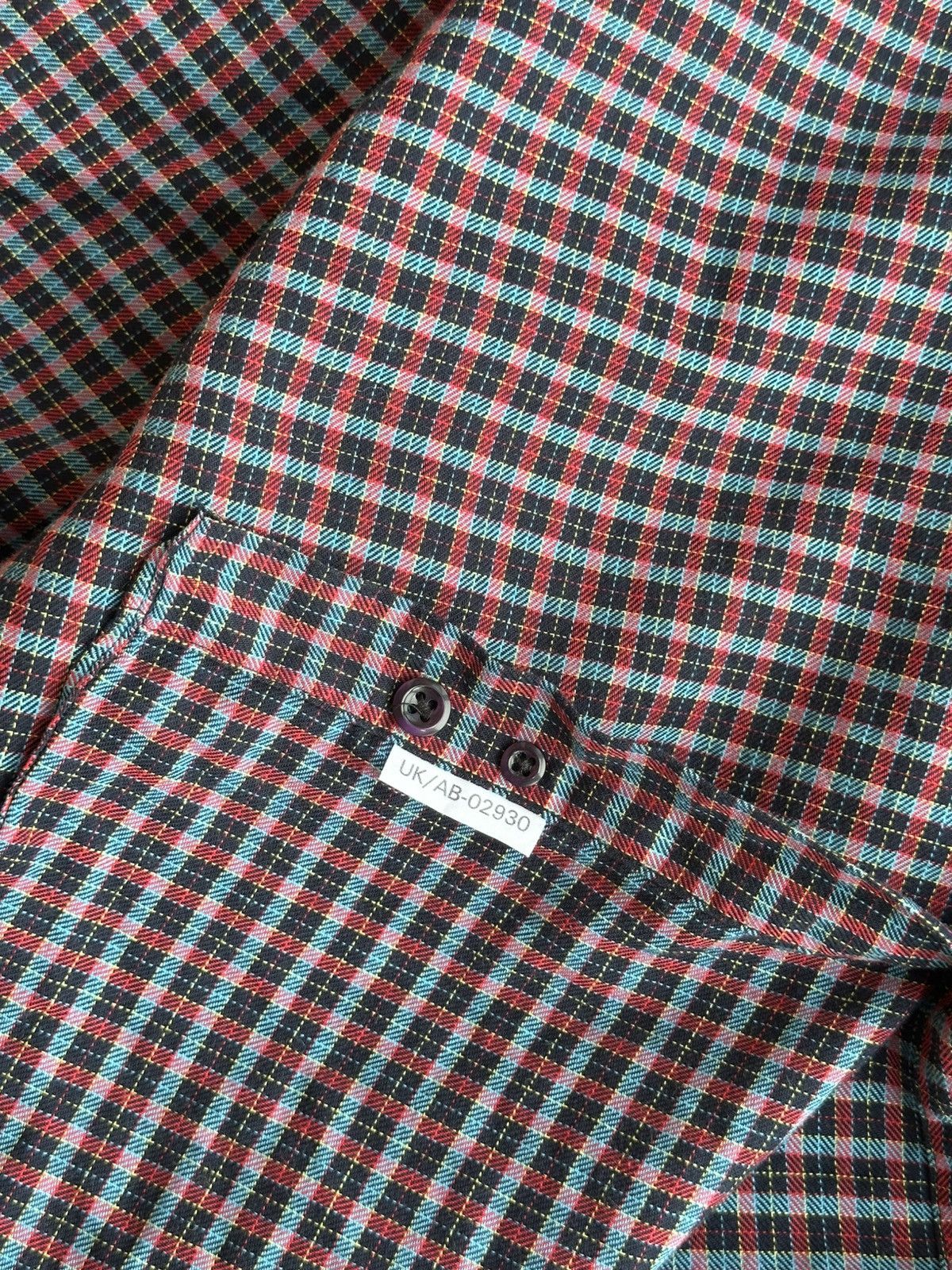 Yves Saint Laurent 🔥 Yves Saint Laurent Pour Homme Button Up Cotton Shirt Check Size US M / EU 48-50 / 2 - 4 Thumbnail