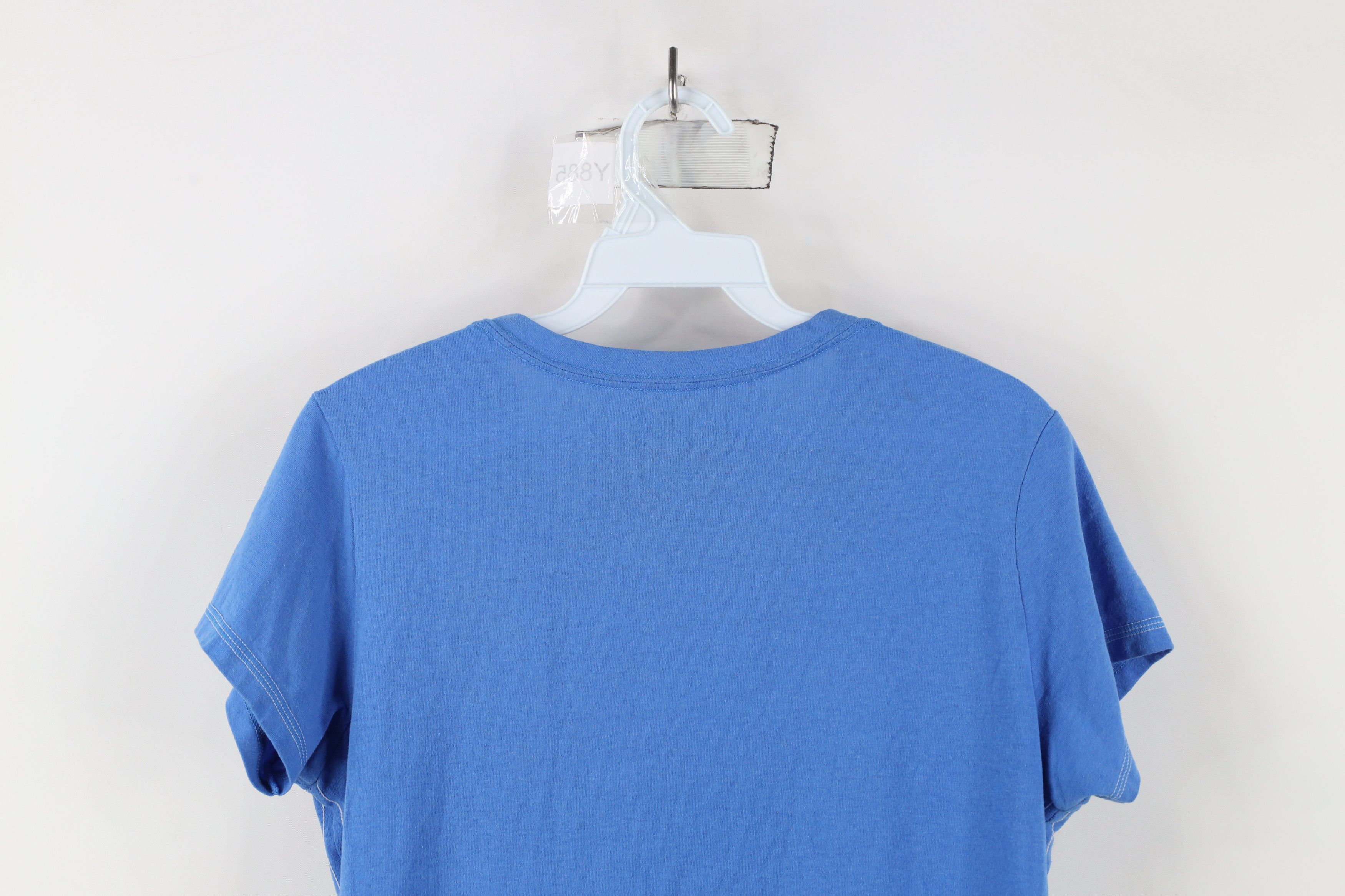 Vintage Vintage NFL Detroit Lions Football V-Neck T-Shirt Blue Size L / US 10 / IT 46 - 12 Thumbnail
