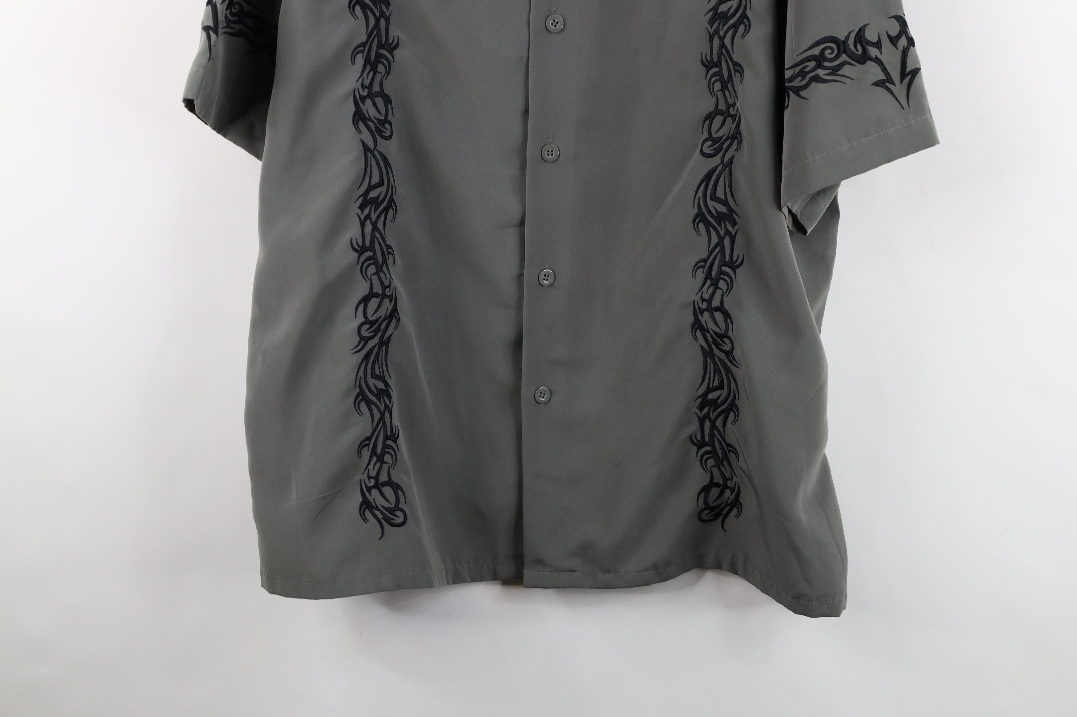 Vintage Vintage 90s Y2K Streetwear Collar Casino Poker Button Shirt Size US L / EU 52-54 / 3 - 3 Thumbnail