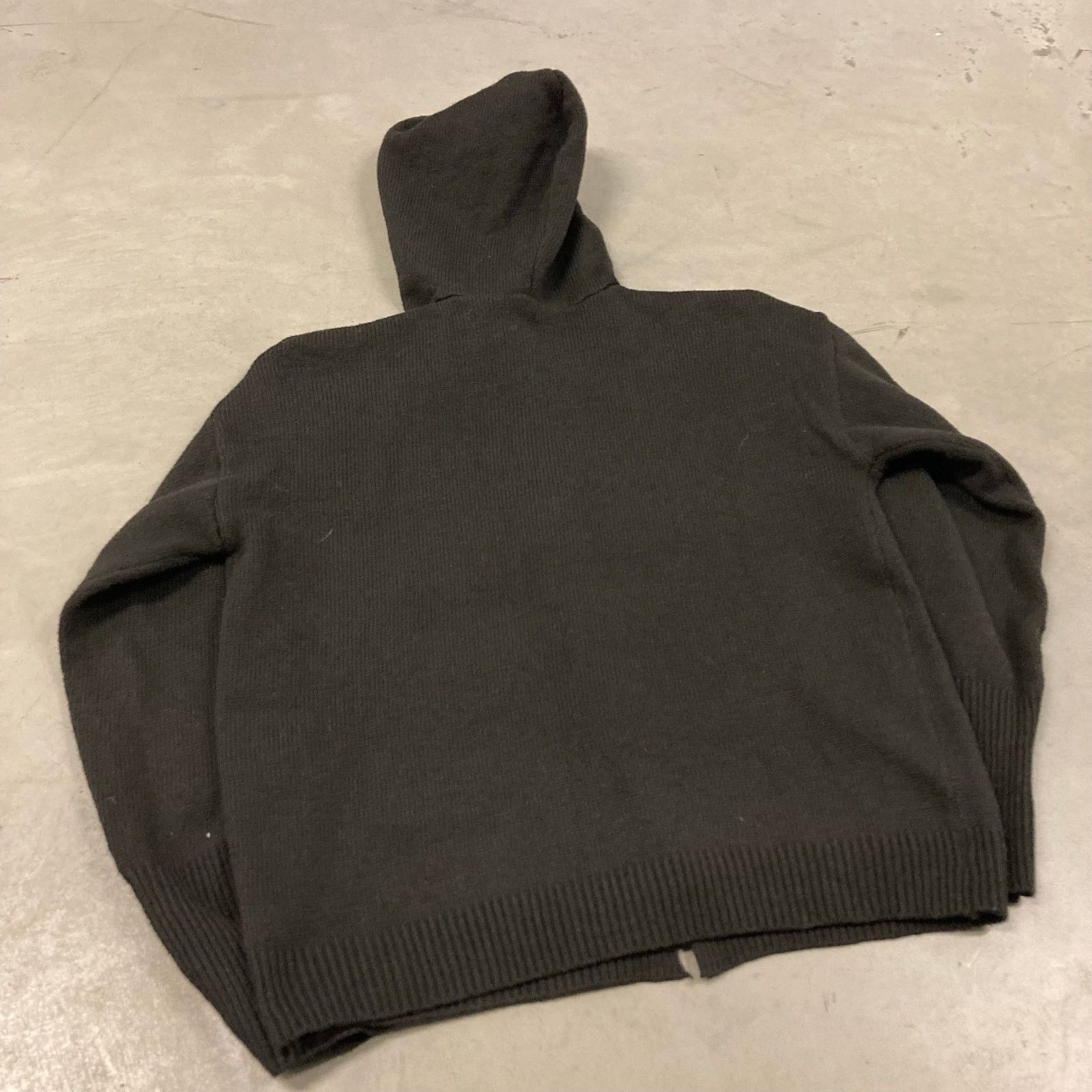 Vintage Y2K black hooded cardigan sweater Size S / US 4 / IT 40 - 2 Thumbnail