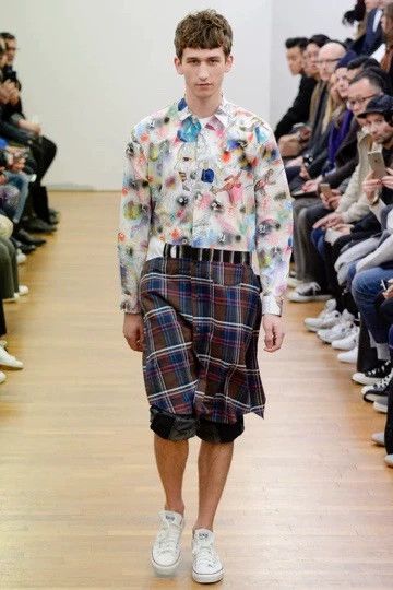 Comme des Garcons Comme des Garcons 16AW Long Graffiti Patchwork Shirt Dress Size XS / US 0-2 / IT 36-38 - 9 Thumbnail