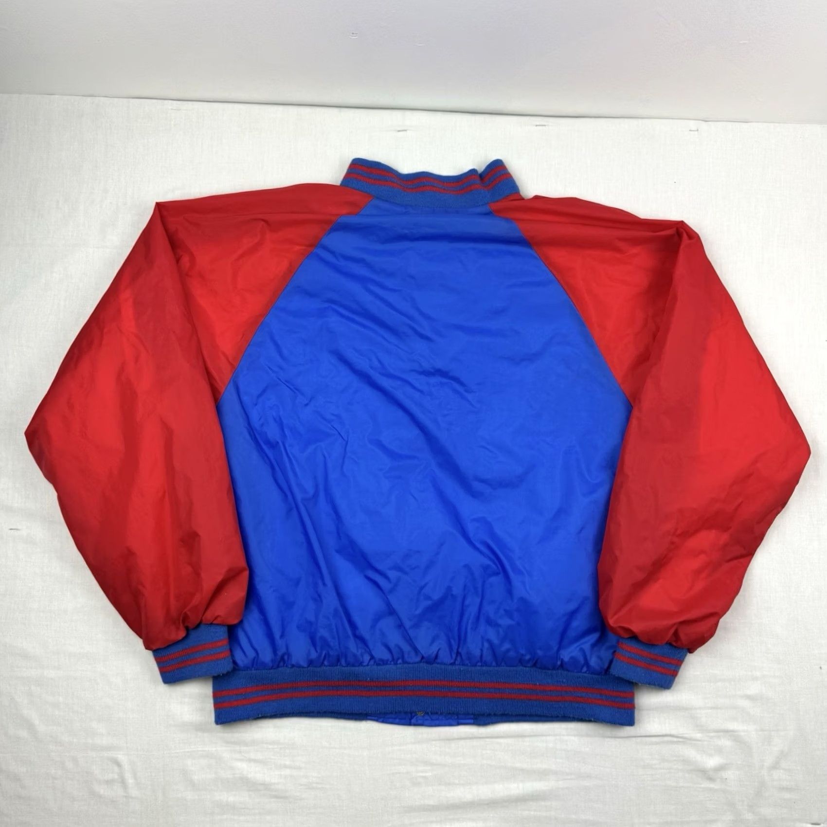 Athletic Works VINTAGE Athletic Works Jacket Adult Large Blue Bomber Windbreaker 90s Mens Size US L / EU 52-54 / 3 - 8 Thumbnail
