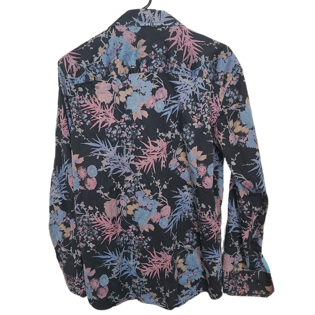 Baracuta Barabas Men Floral Button Shirt L Streetwear Indie Flip Cuff Size US L / EU 52-54 / 3 - 8 Thumbnail