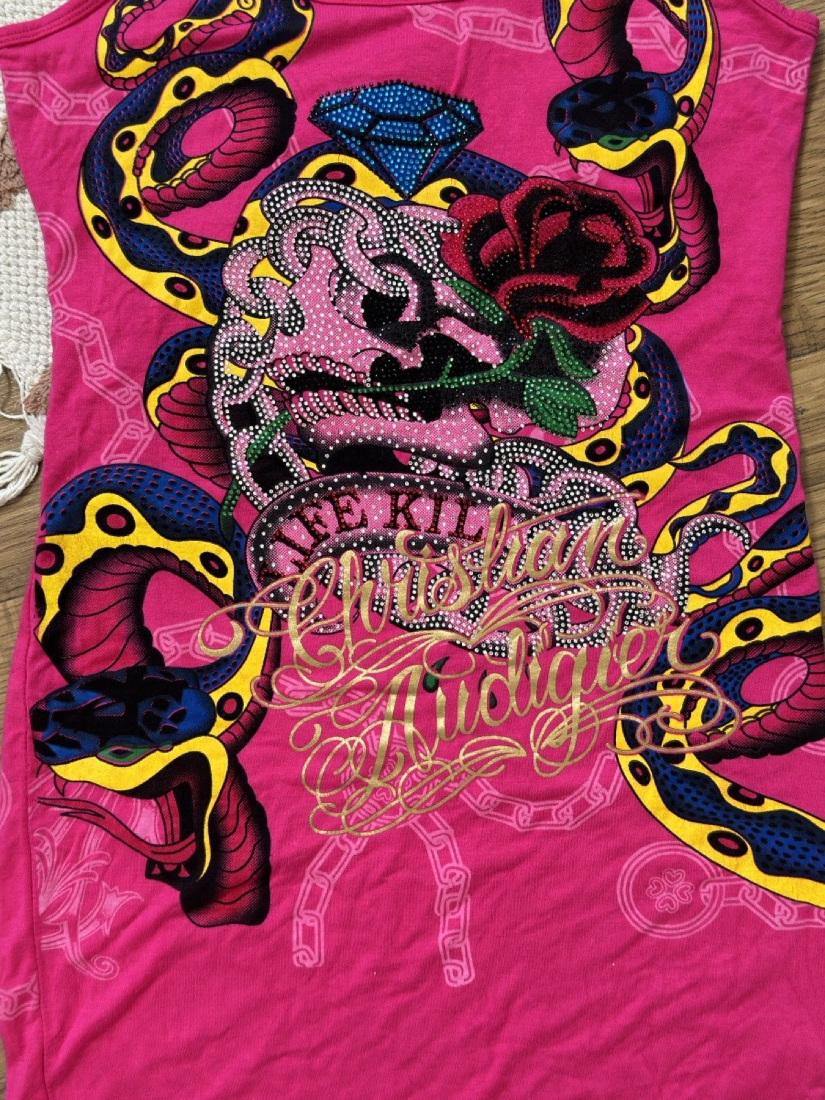 Ed Hardy VINTAGE ED HARDY 2000s MINI DRESS Size S / US 4 / IT 40 - 5 Thumbnail