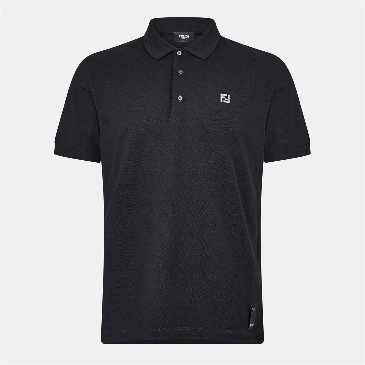 Fendi o1g2r1mq0426 Short Sleeve Polo Shirt in Black Size US M / EU 48-50 / 2 - 1 Thumbnail
