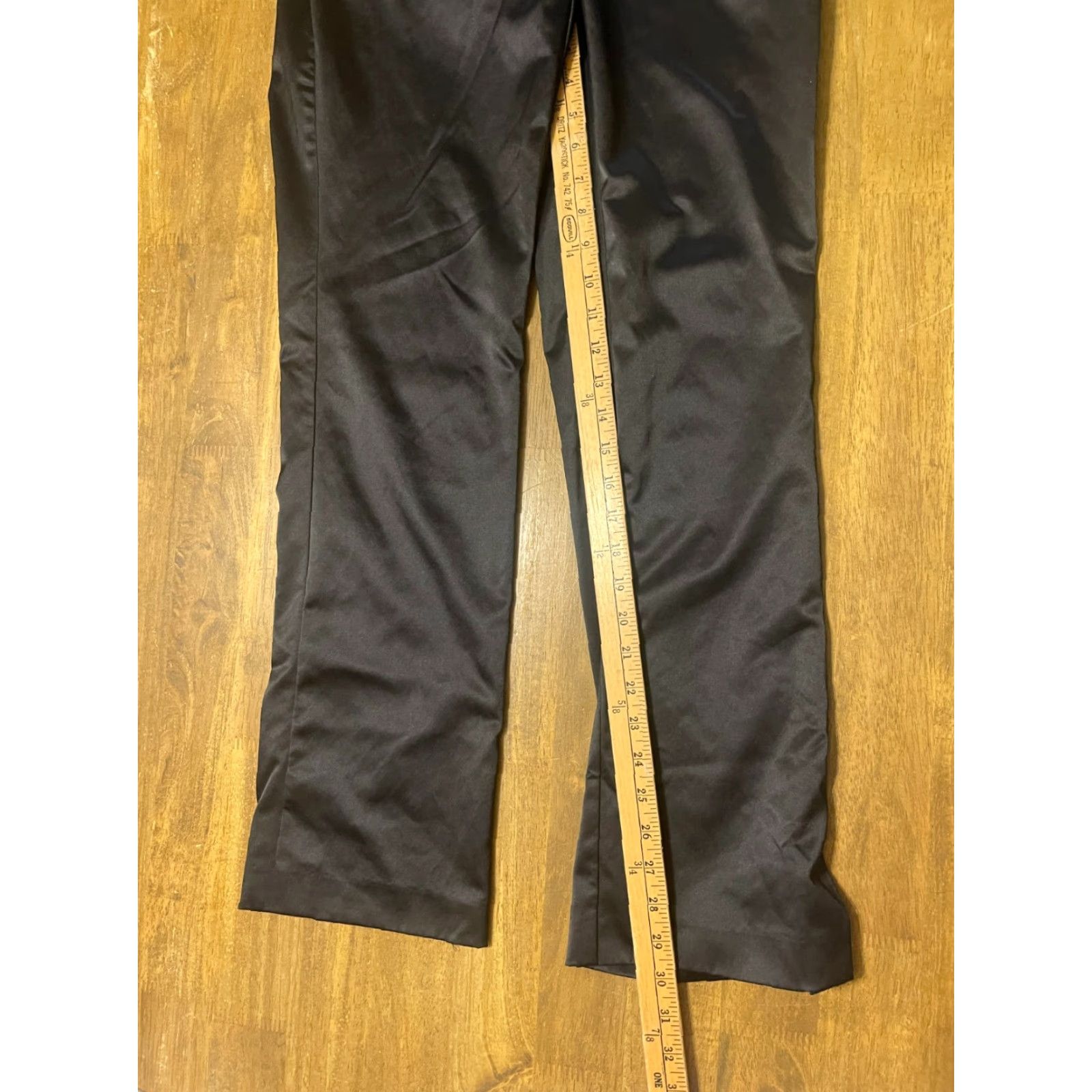 Sea New York New York & Company Pants Women’s 4 Black Stretch Straight Leg Casual Chino Regular Inseam 30 in Size 27" / US 4 / IT 40 - 6 Thumbnail
