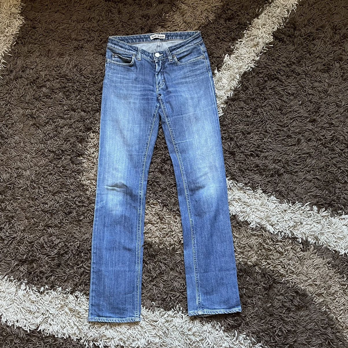 Acne Studios Acne Studios Jeans Moc Hide Y2K Faded Denim Straight Pants ...