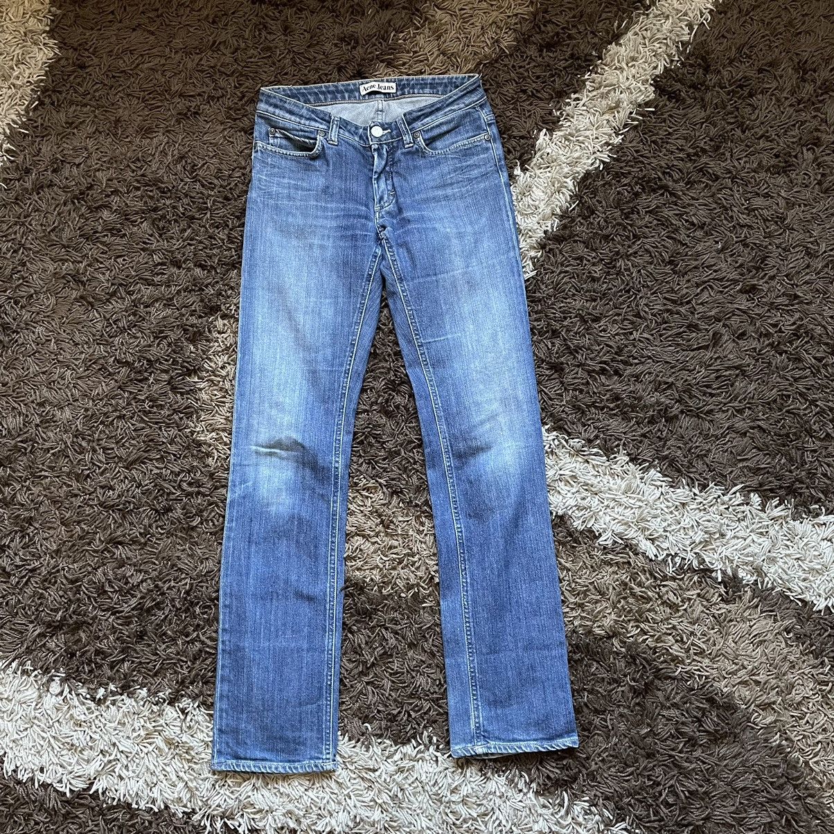 Acne Studios Acne Studios Jeans Moc Hide Y2K Faded Denim Straight Pants