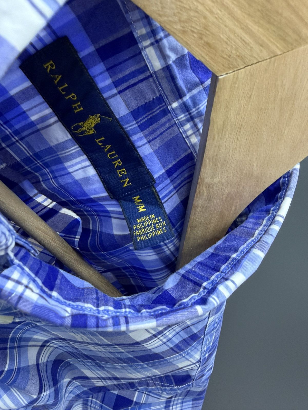 Ralph Lauren Ralph Lauren Plaid Shirt Short Sleeve Blue Size M Size US M / EU 48-50 / 2 - 10 Thumbnail
