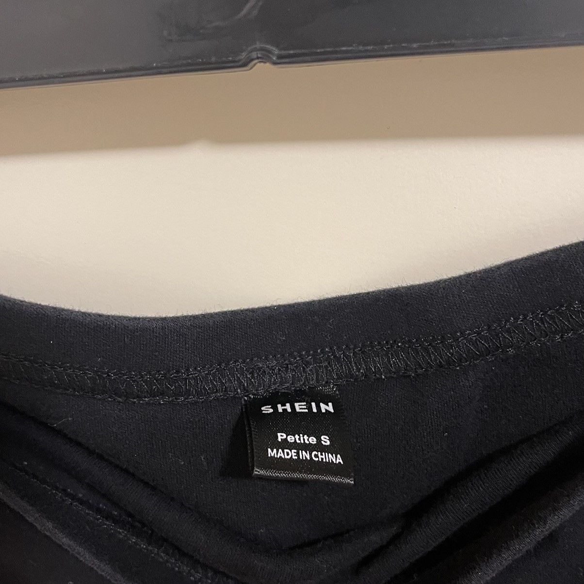Shein SHEIN Women’s Black Skirt Petite Small S Pull-On Mini Skirt Size 27" / US 4 / IT 40 - 2 Thumbnail