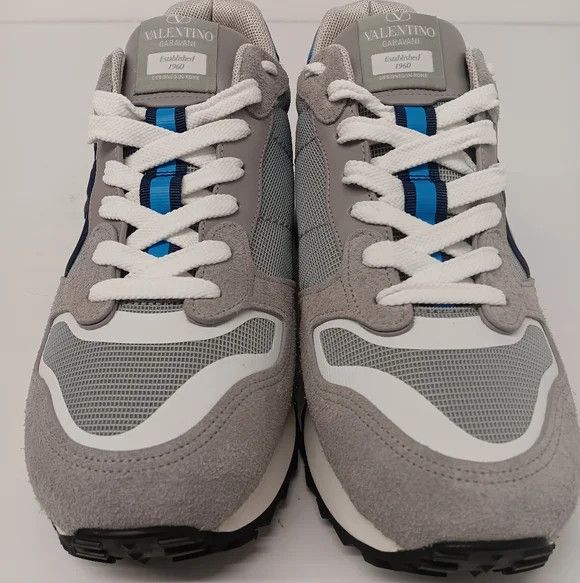 Valentino Valentino VLogo Pace Ash Gray Low Top Sneakers - EU44 US11 Size US 11 / EU 44 - 10 Thumbnail