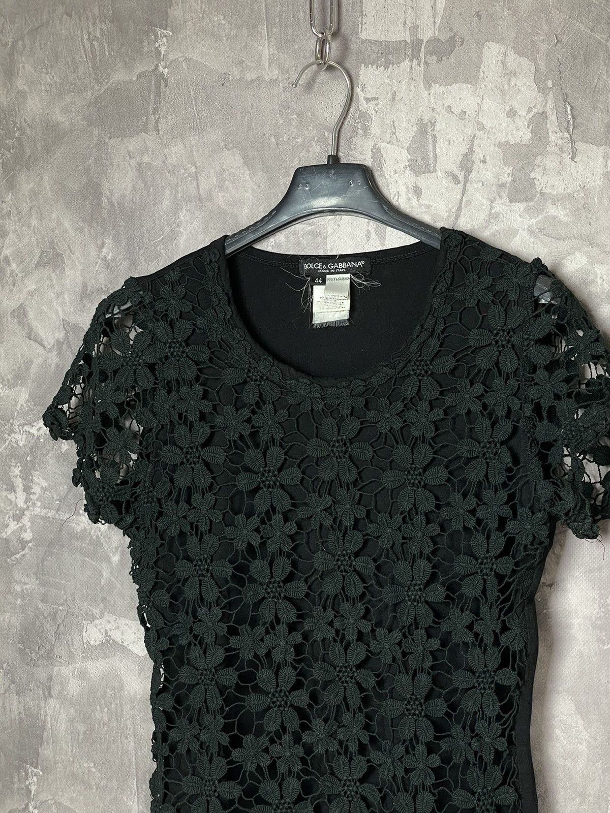 Dolce & Gabbana × Vintage VINTAGE DOLCE AND GABBANA FLOWERS Y2K BLACK T SHIRT Size M / US 6-8 / IT 42-44 - 7 Thumbnail