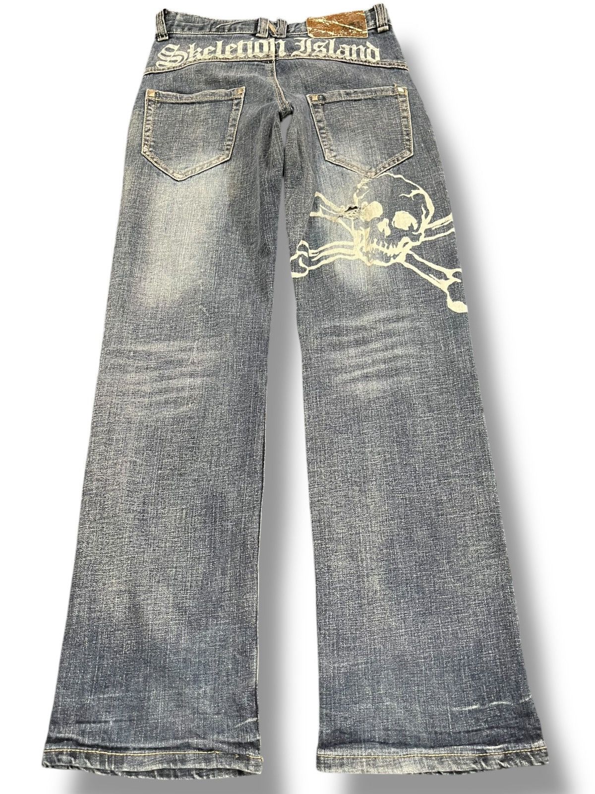 Japanese Brand × Seditionaries Vintage Japanese Brand Skeleton Island Seditionaries Dneim Size US 28 / EU 44 - 9 Thumbnail
