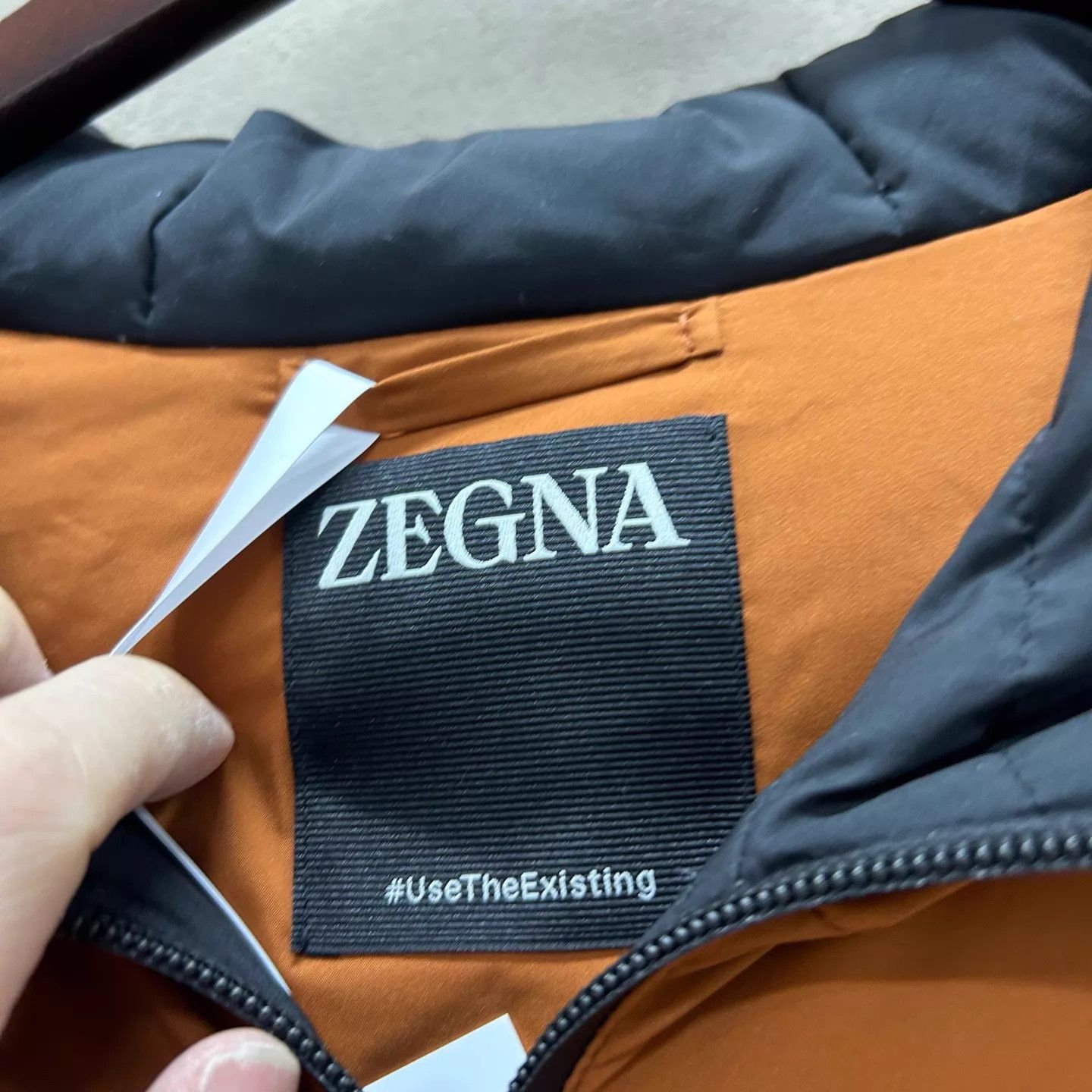Ermenegildo Zegna ZEGNA Orange Down Puffer Jacket M 99 New Size US M / EU 48-50 / 2 - 3 Thumbnail
