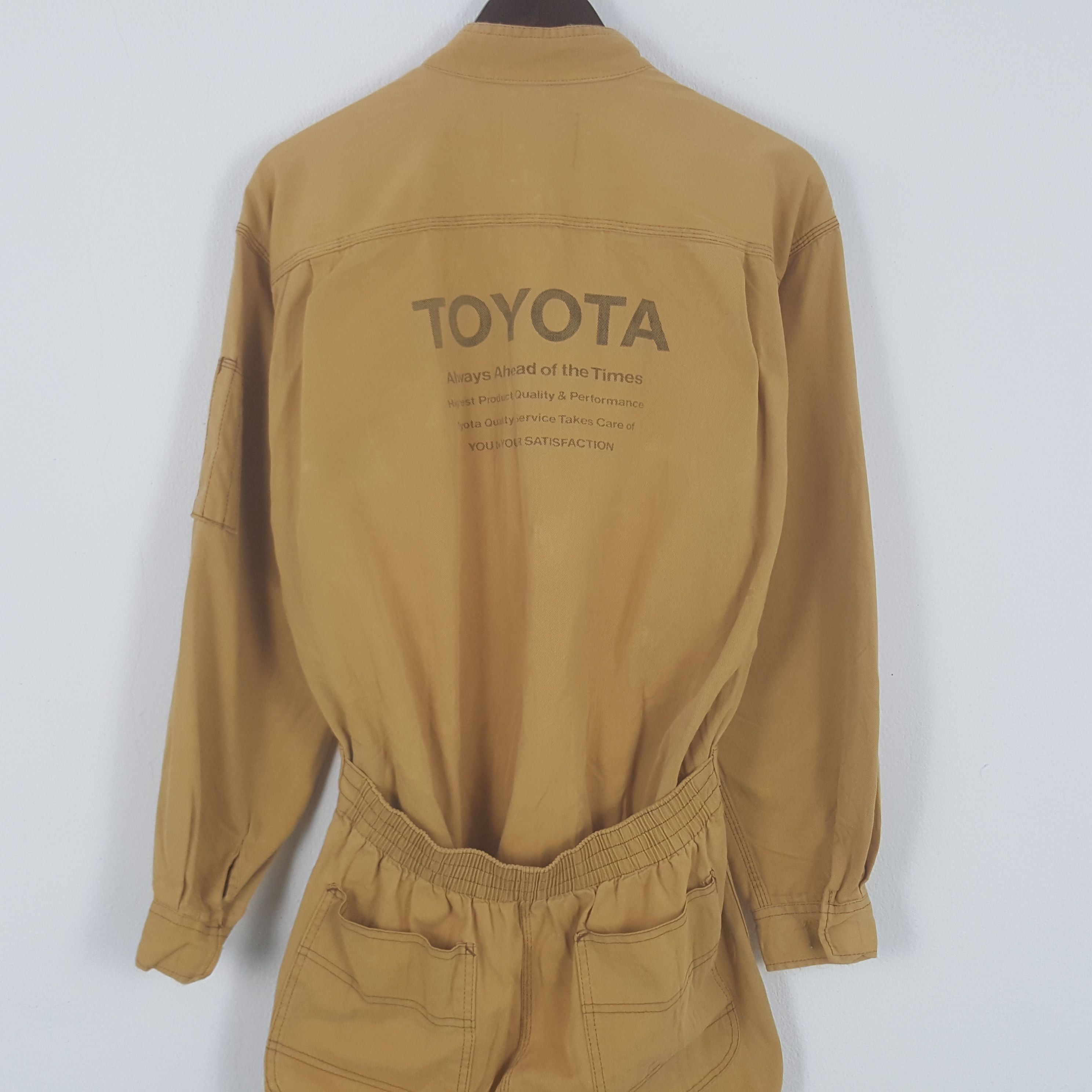 Japanese Brand × Sports Specialties × Vintage Vintage Toyota Tecno Racing Jumpsuit Coverall Jacket Size US S / EU 44-46 / 1 - 2 Thumbnail