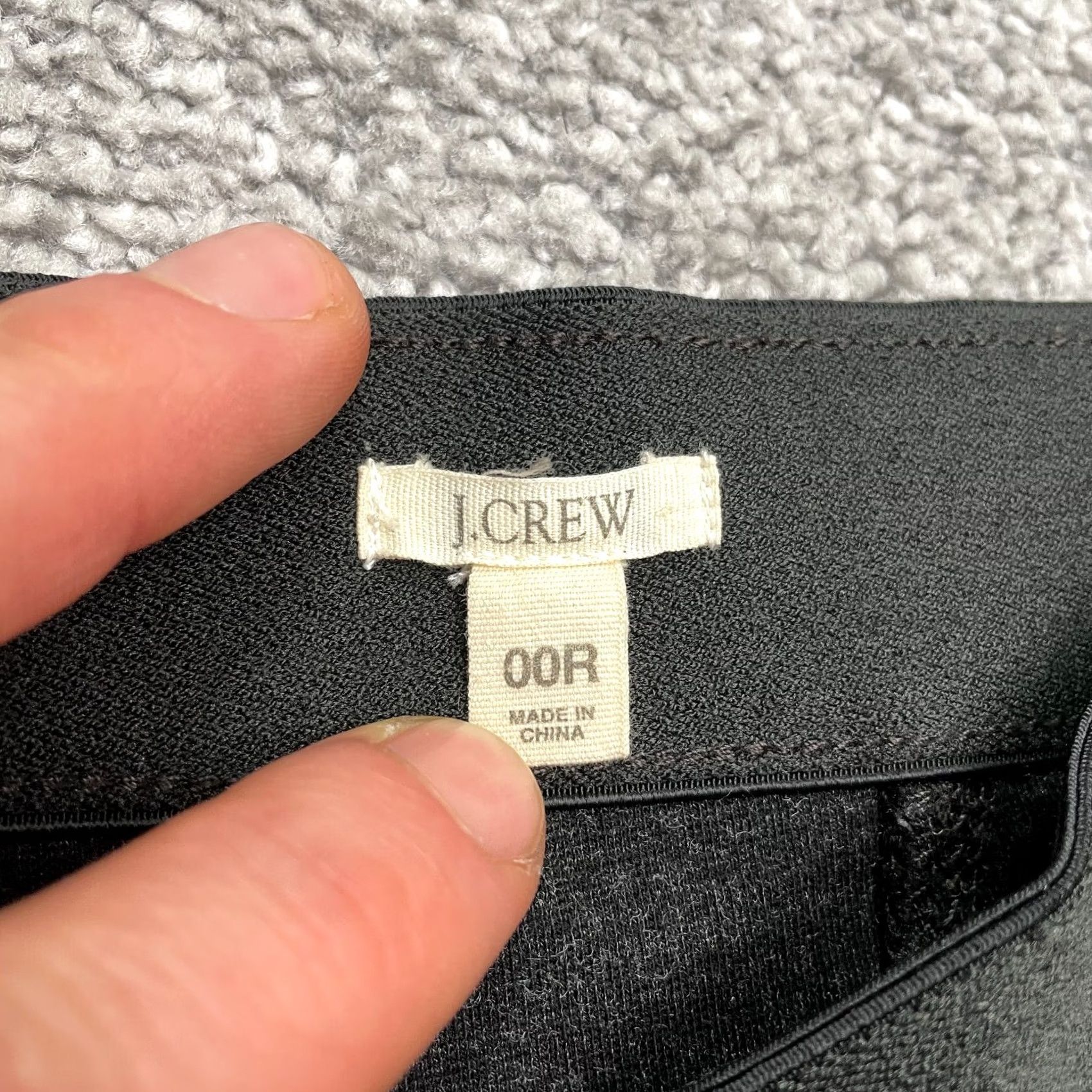 J.Crew J.CREW Pixie Jeans 00R Dark Gray Mid Rise Skinny Leg Pants Womens Regular 24x28.5 Knit Stretch Zipper Front Flat Front Casual Workwear 00 Size 24" / US 00 / IT 34 - 4 Thumbnail