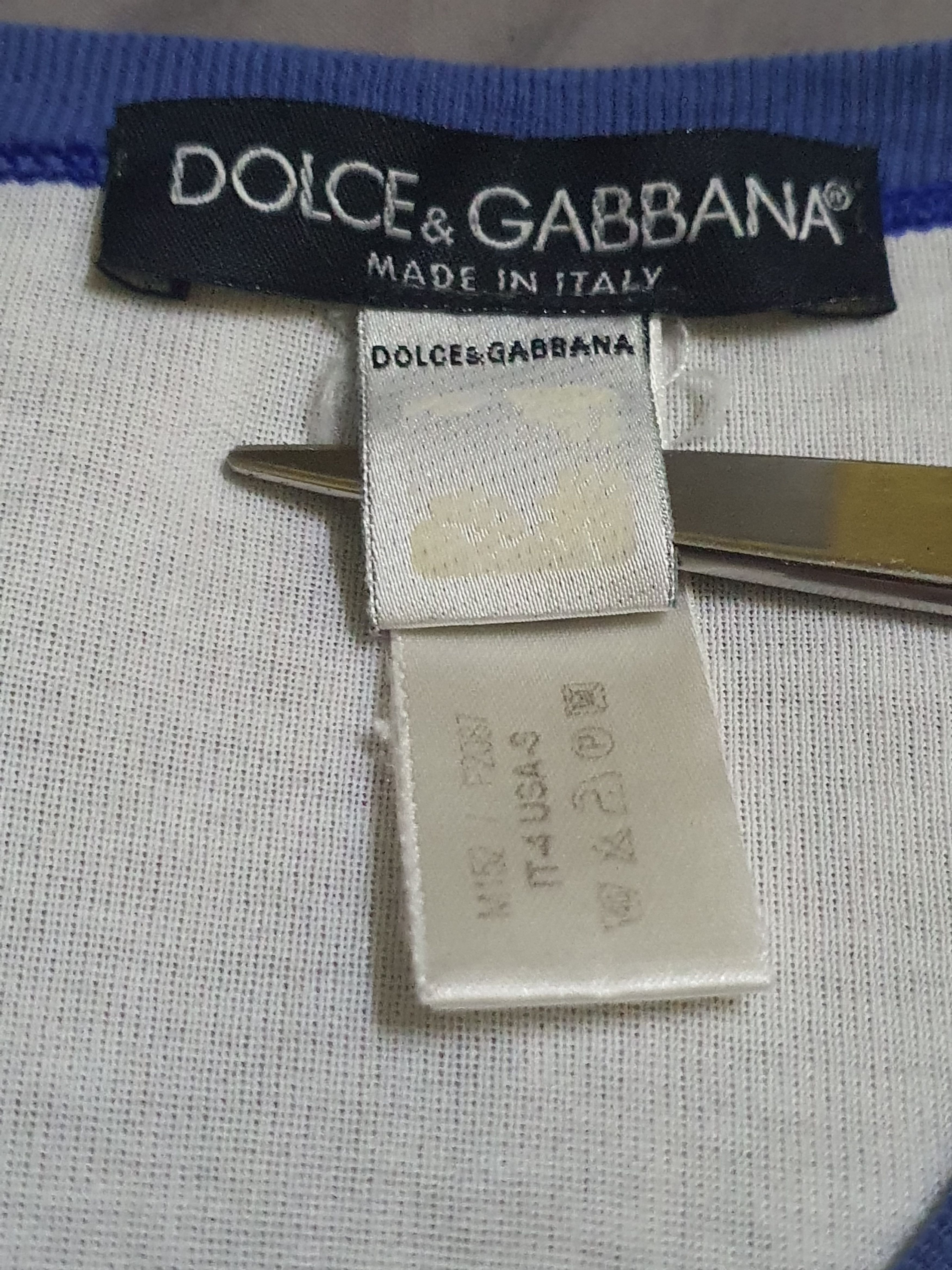 Dolce & Gabbana Dolce & Gabbana - Italia Vintage Ringer t-shirt Size US S / EU 44-46 / 1 - 5 Thumbnail