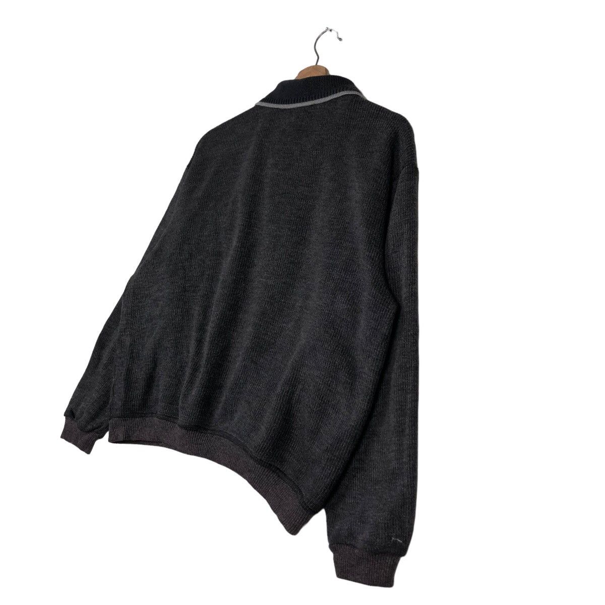 Japanese Brand 🔥Vintage Collar Collague Sweatshirt Claudio Valentino Size US M / EU 48-50 / 2 - 10 Thumbnail