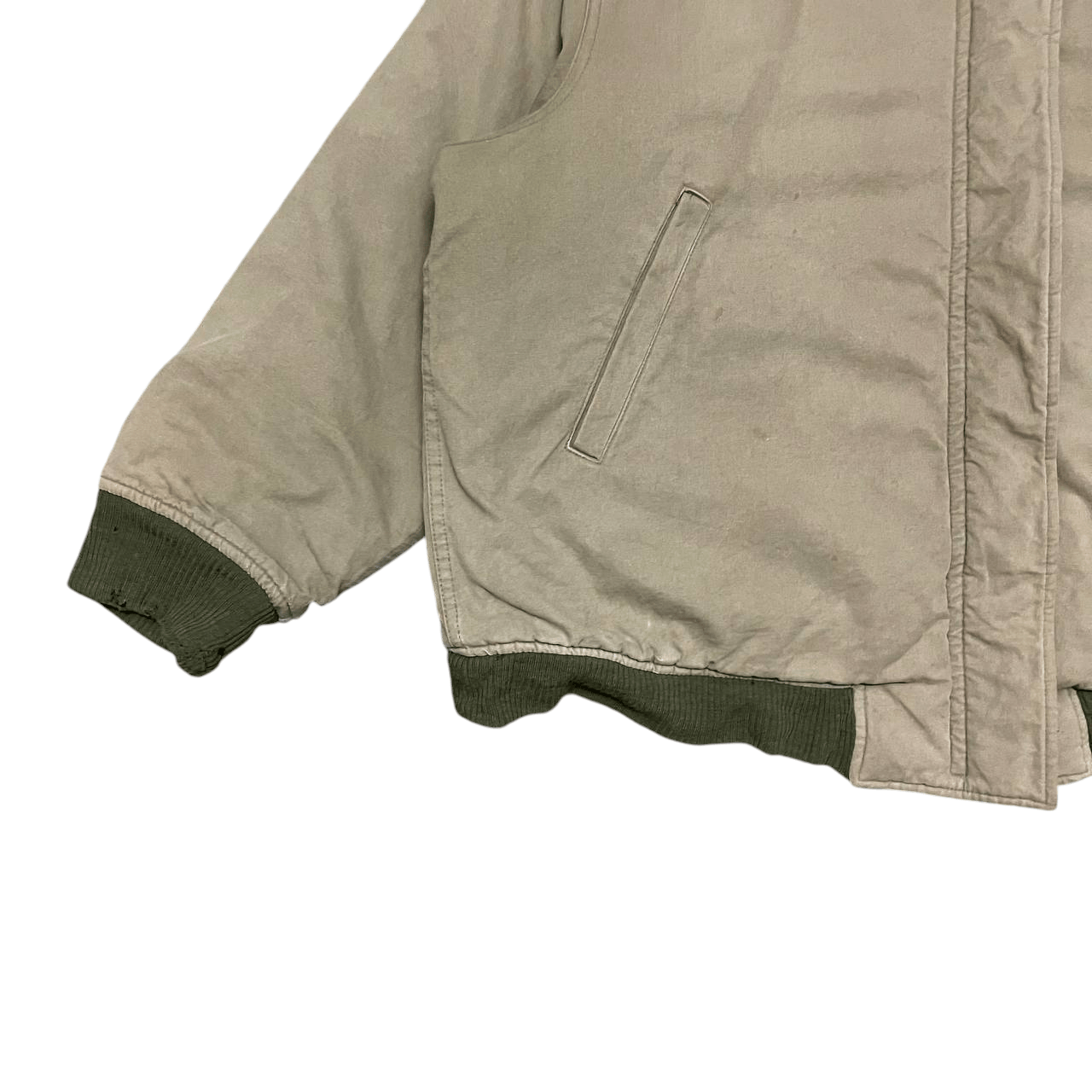 Yohji Yamamoto Vintage 80's Yohji Yamamoto Bomber Jacket Wool Lined Size US L / EU 52-54 / 3 - 2 Thumbnail