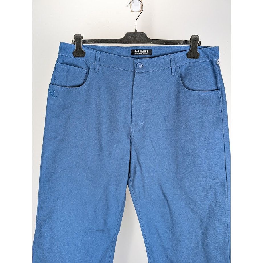 Raf Simons o1rshd1 Wide Fit Denim Workwear Pant in Blue Size US 36 / EU 52 - 3 Thumbnail