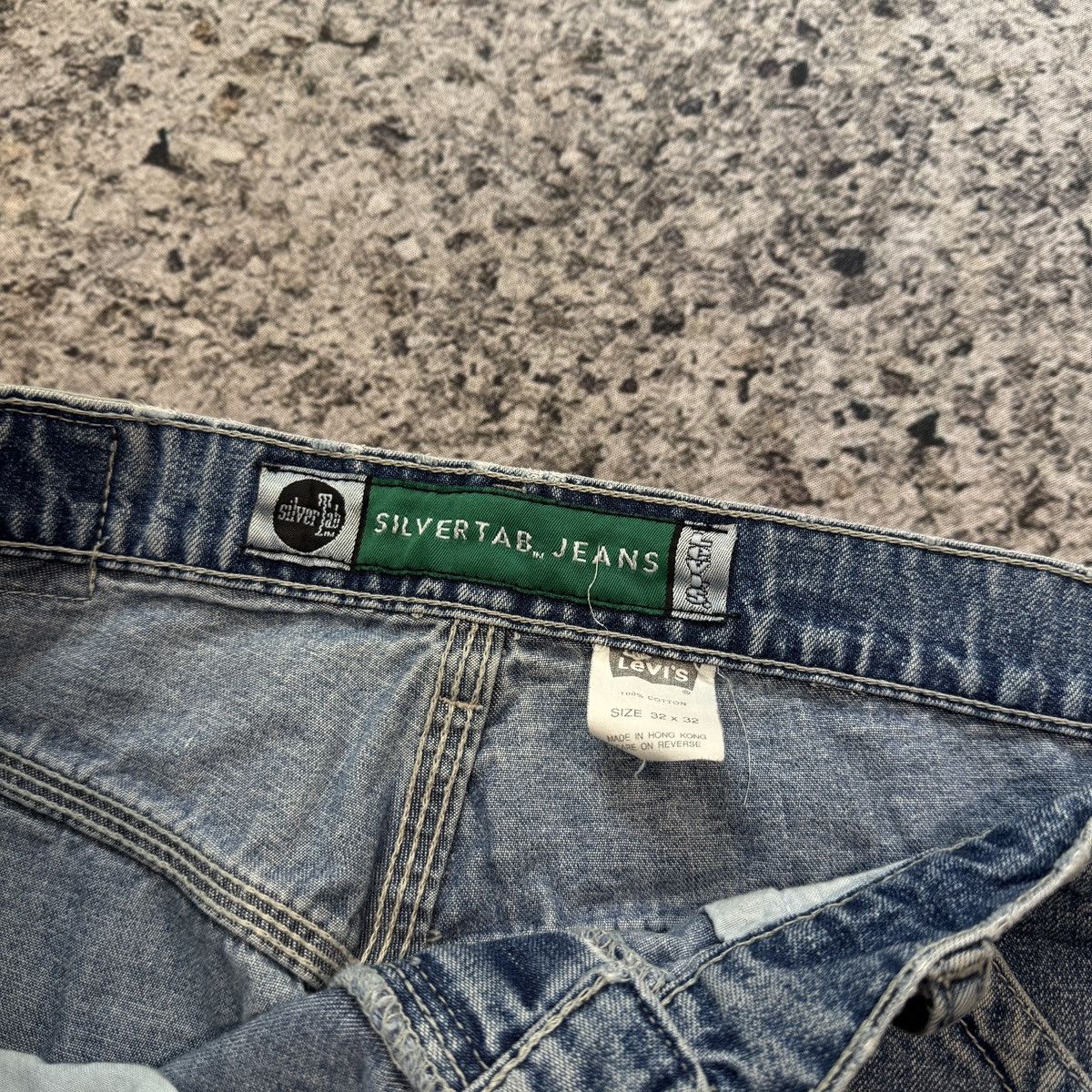 Levi's 90s Levi’s Silvertab Baggy Skater Jeans Faded ERD Grunge Size US 32 / EU 48 - 5 Thumbnail