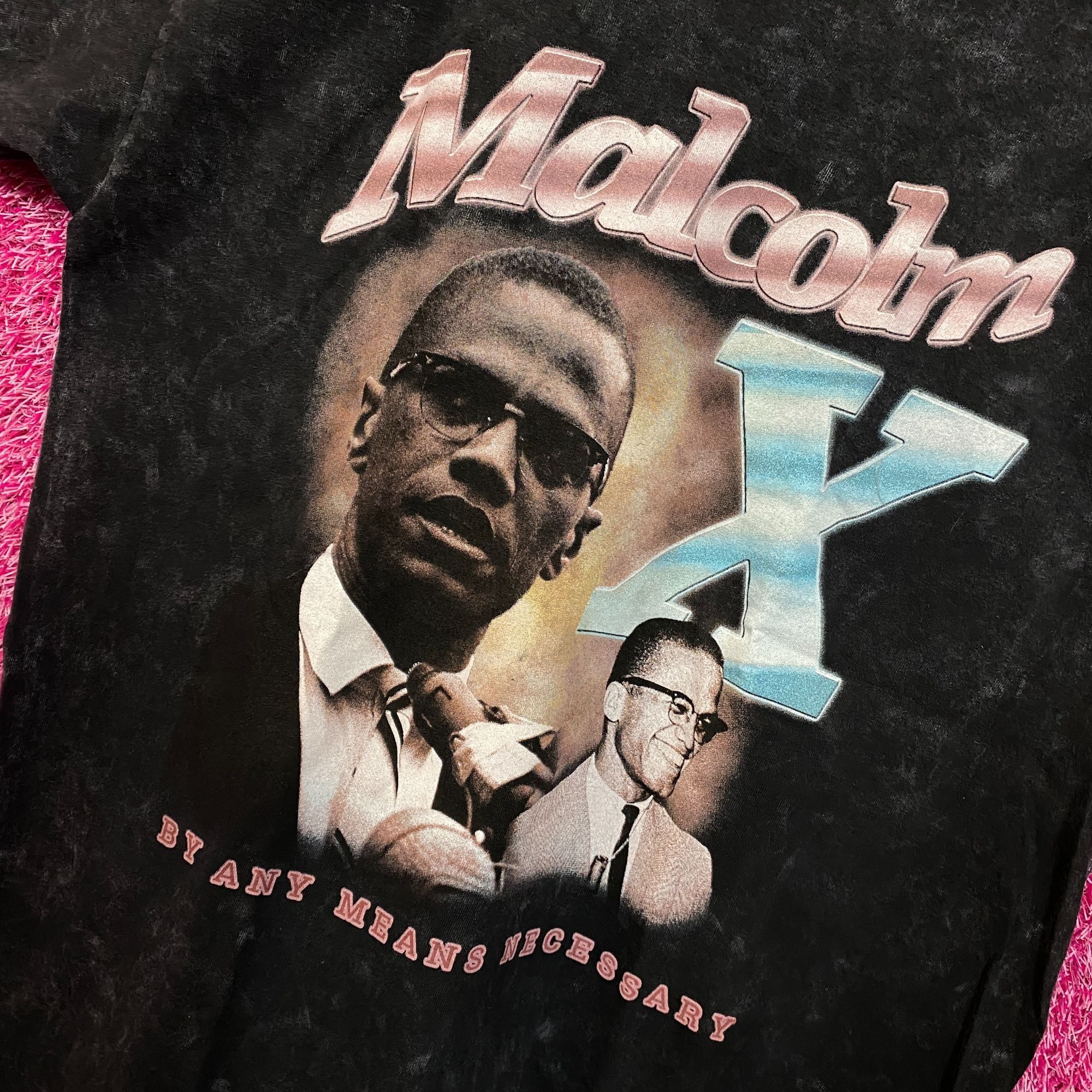 Other Malcom X By Any Means Necessary American Legend Tee L Size US L / EU 52-54 / 3 - 4 Thumbnail