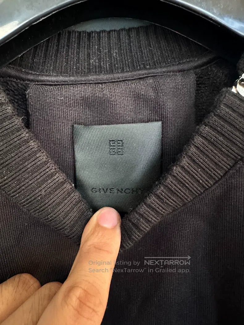 Givenchy Givenchy Black Round Neck Fleece Hoodie Size US XXS / EU 40 - 4 Thumbnail