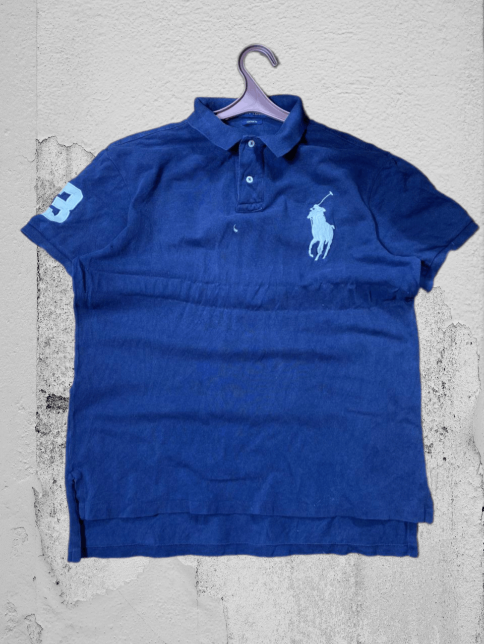 Polo Ralph Lauren × Ralph Lauren Vintage Y2K Chief Keef Ralph Lauren Navy New York Polo Size US L / EU 52-54 / 3 - 1 Thumbnail