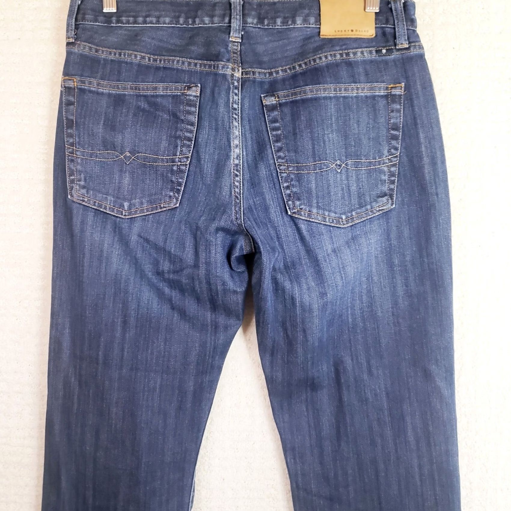 Lucky Brand Lucky Brand Jeans Slim Straight 32x32 Blue 121 Heritage Stretch Denim Men Size US 32 / EU 48 - 7 Thumbnail