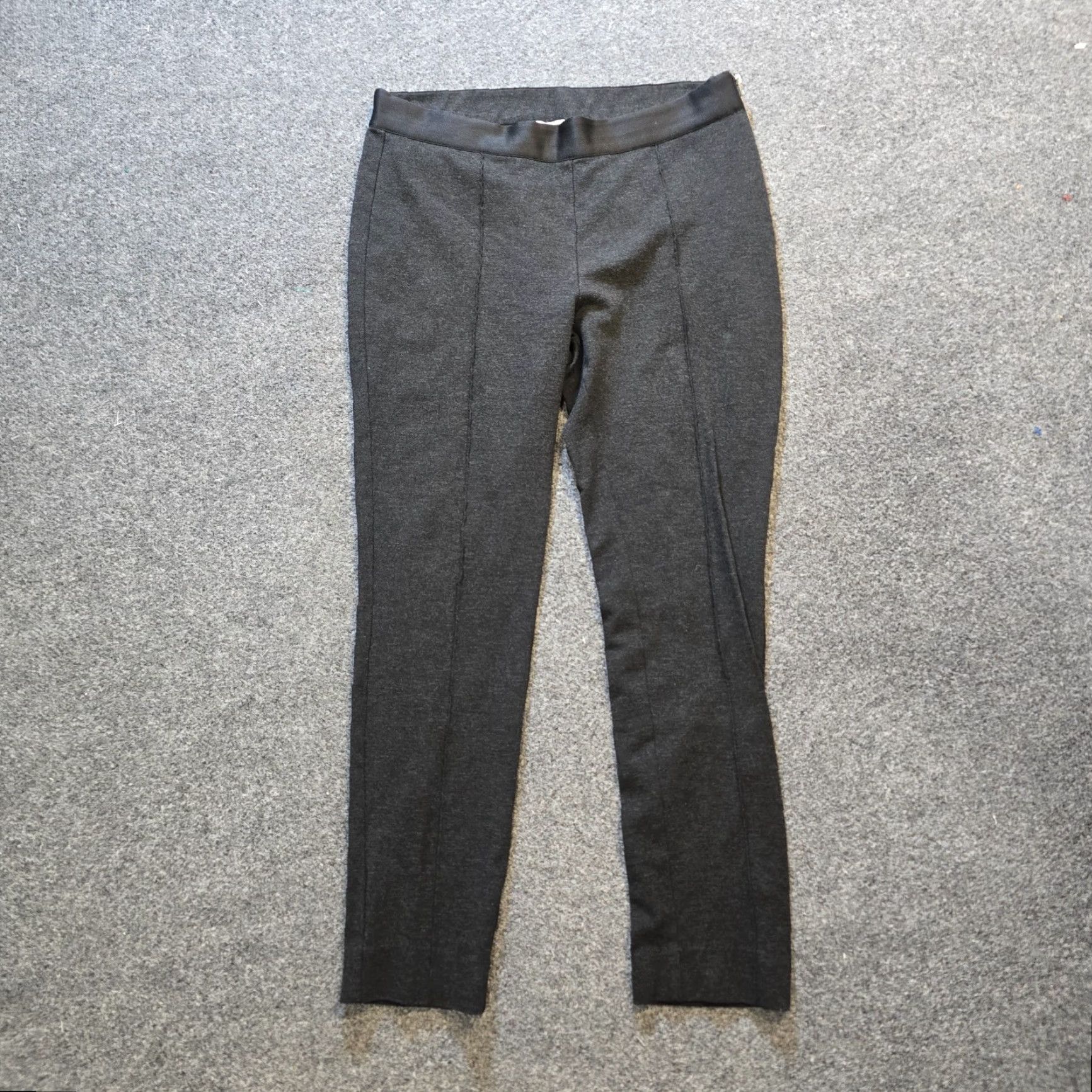 Everlane Everlane Pants Womens Size 12 Gray Fitted Stretch Skinny Side Zip Capsule Casual Size 34" / US 12 / IT 48 - 2 Thumbnail