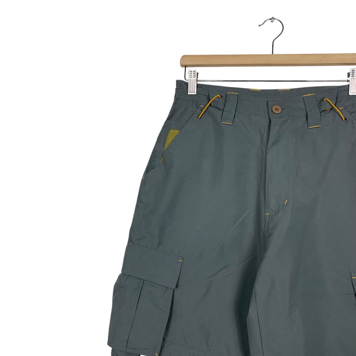 Japanese Brand NON HOOLIGAN Bondage Multipocket Poly Cargo Pant #2817-C127 Size US 28 / EU 44 - 3 Thumbnail