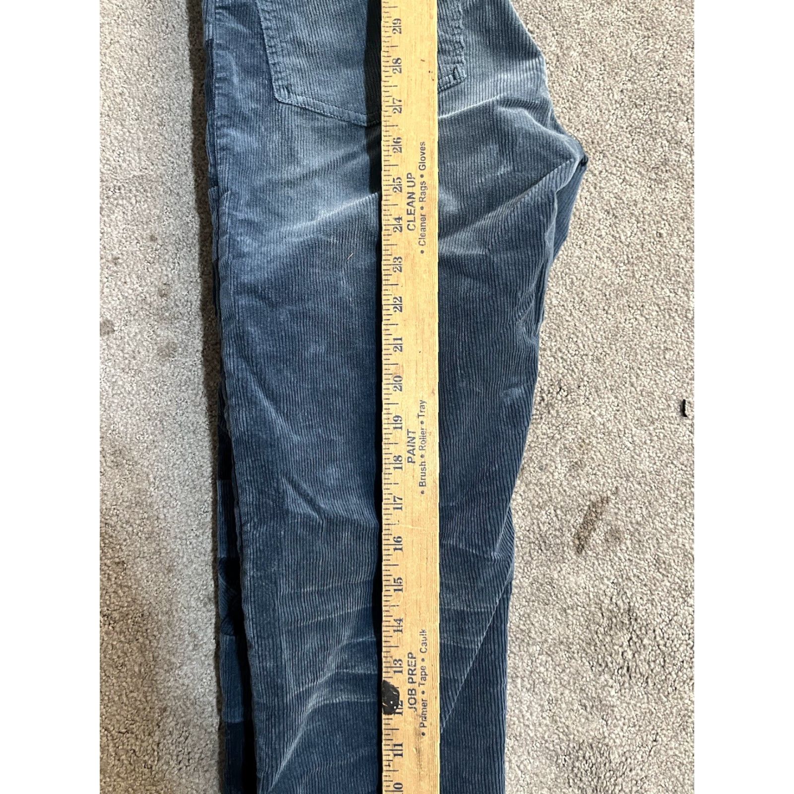 Anthropologie VINTAGE Anthropologie PILCRO CORDUROY JEANS DENIM BLUE SZ 27 Slim Boyfriend Crop Womens Jeans Stretch 90s Size 27" / US 4 / IT 40 - 8 Thumbnail
