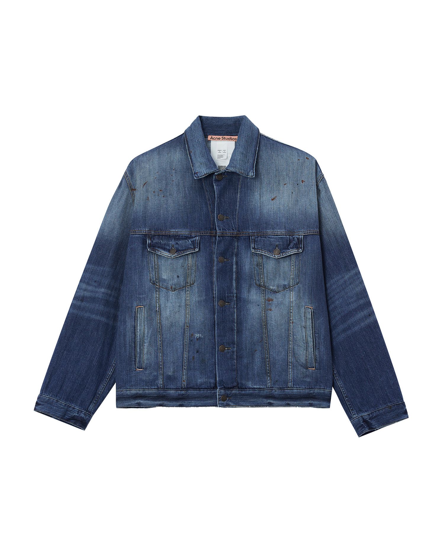 Acne Studios Acne Studios Distressed Denim Jacket Size US M / EU 48-50 / 2 - 1 Thumbnail