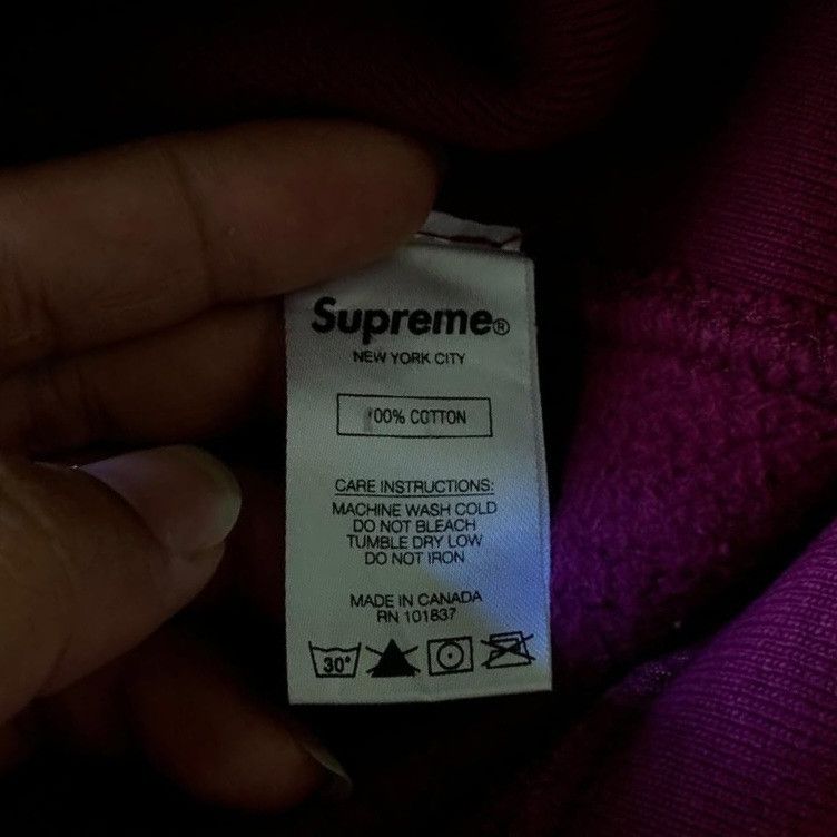 Supreme Supreme Split Old English Hooded Sweatshirt FW17 Size US L / EU 52-54 / 3 - 5 Thumbnail