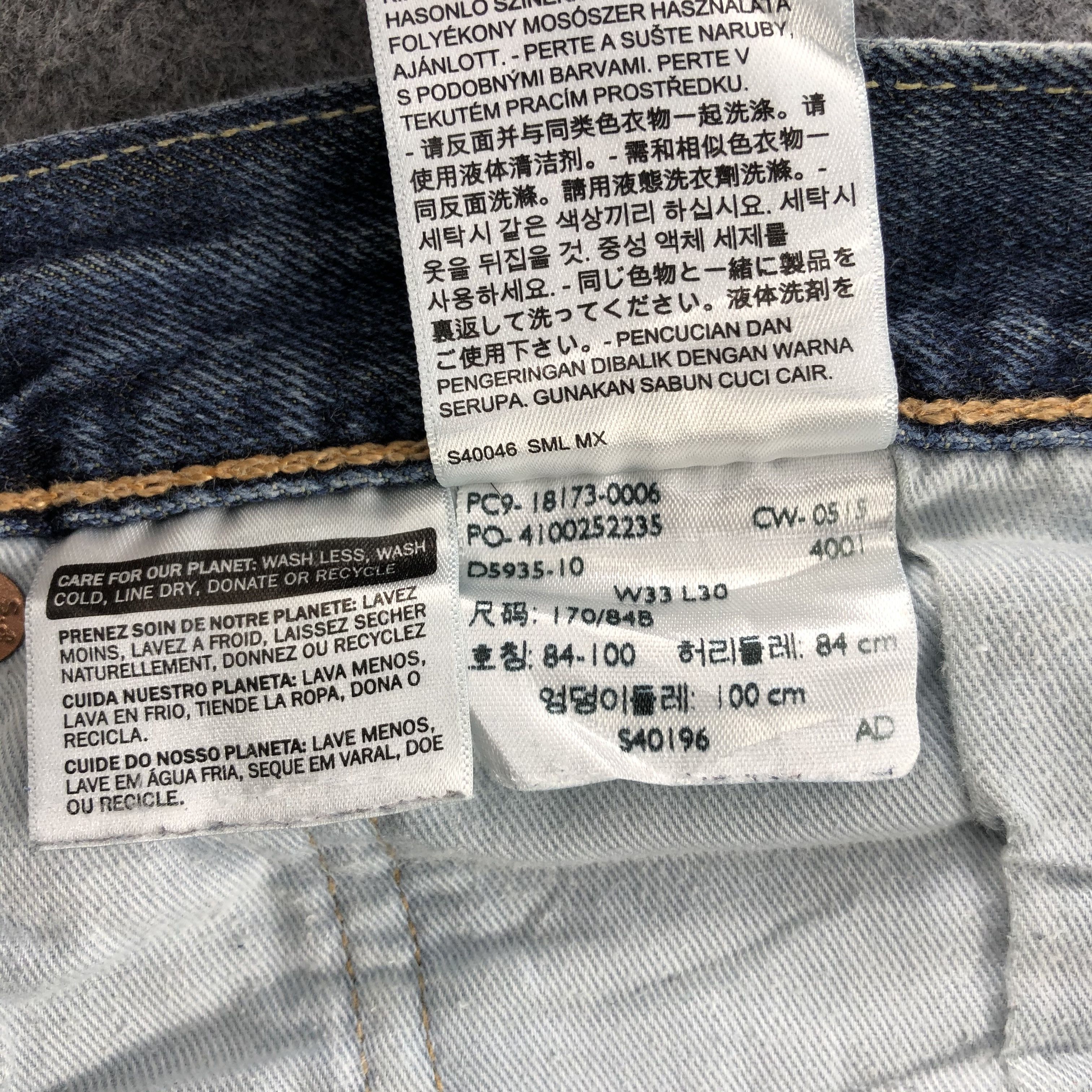 Levi's Vintage Levis 501 Jeans-JM1019 Size US 34 / EU 50 - 12 Thumbnail