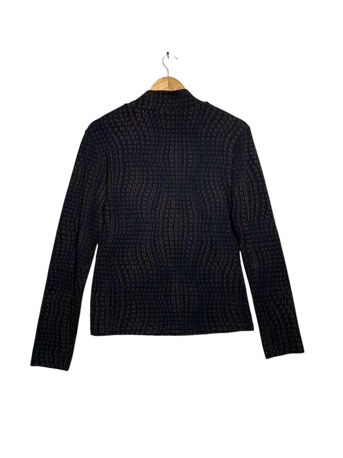 Fendi 🔥VTG FENDI FULLPRINTS BODYSUIT TURTLENECK Size M / US 6-8 / IT 42-44 - 5 Thumbnail