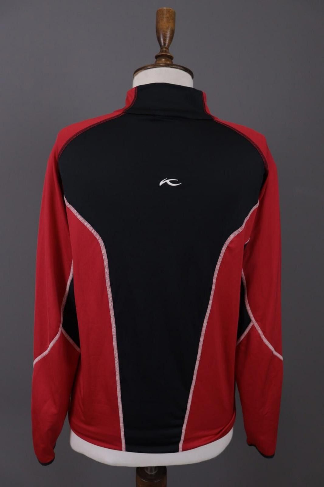 KJUS Mens Kjus Red High Neck 1/4 Zip Activewear Sweater Size 52 L Size US L / EU 52-54 / 3 - 10 Thumbnail