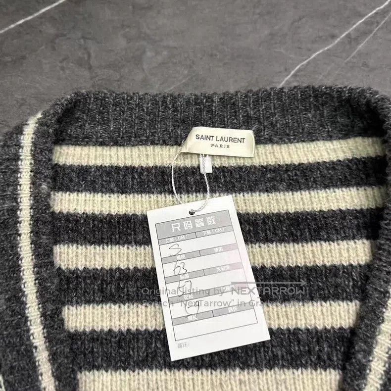 Saint Laurent Paris Saint Laurent Paris Wool knitted cardigan Size US S / EU 44-46 / 1 - 4 Thumbnail