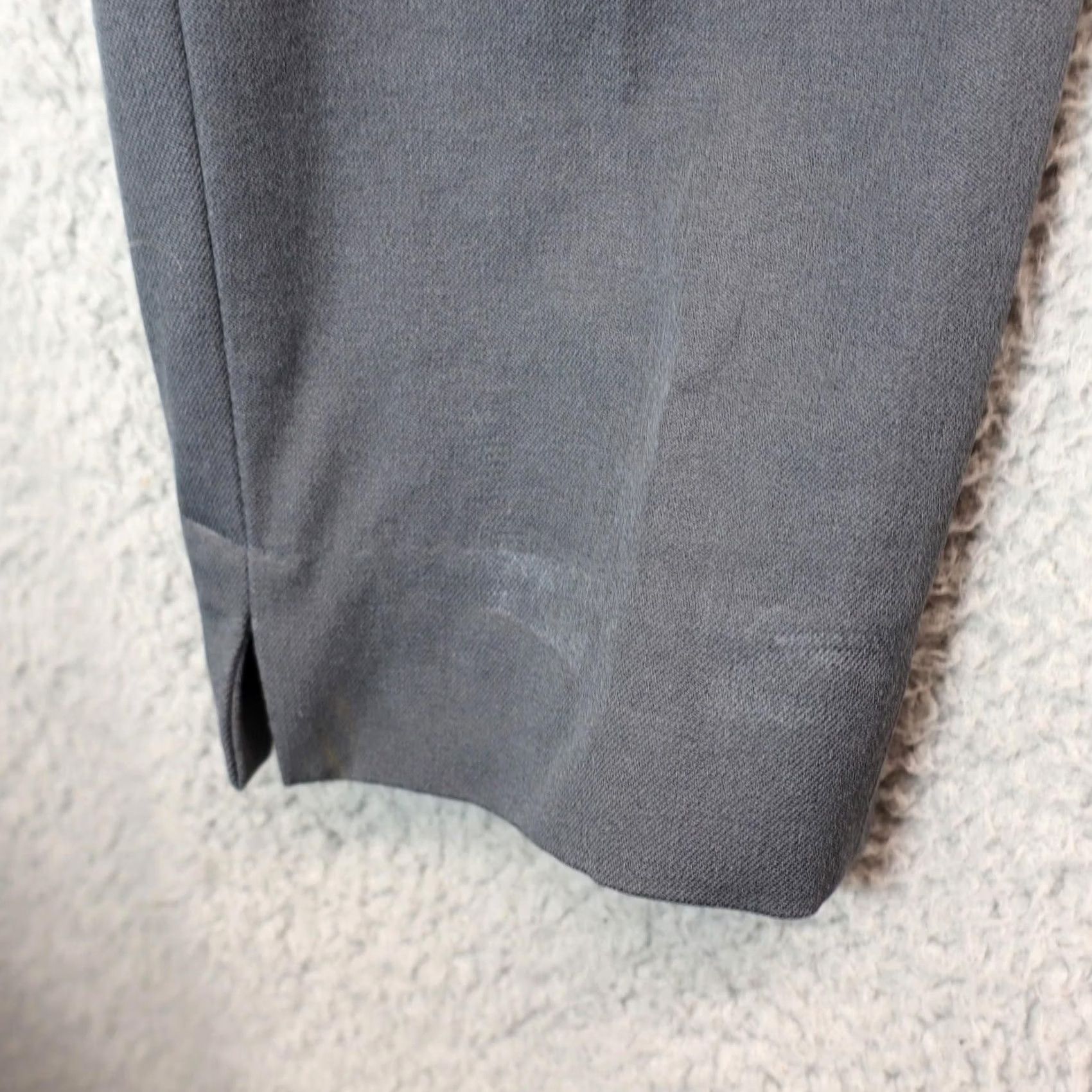 Banana Republic Banana Republic Sloan Dress Pants Gray Mid Rise Womens 8 Pants Skinny Plaid Cotton Blend Machine Washable Size 30" / US 8 / IT 44 - 3 Thumbnail