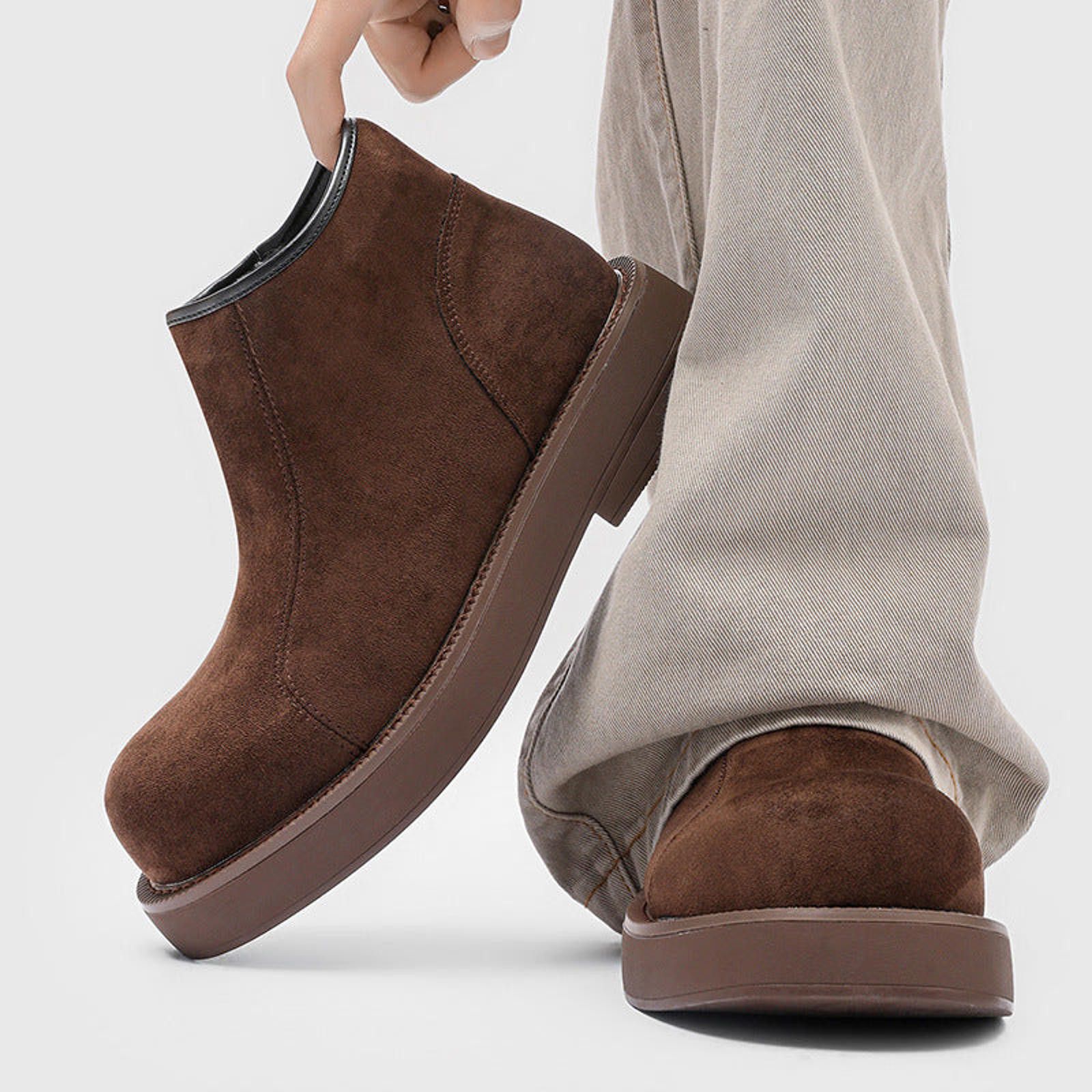 Japanese Brand High-Top Chelsea Boot | Round Toe Shoes Size US 7 / EU 40 - 1 Thumbnail