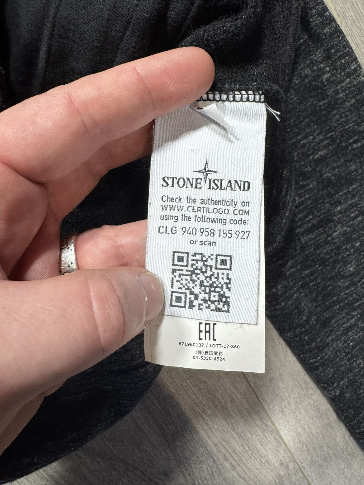 Stone Island Stone Island Shadow Project Grey Black Kangaroo Sweatshirt Size US M / EU 48-50 / 2 - 6 Thumbnail