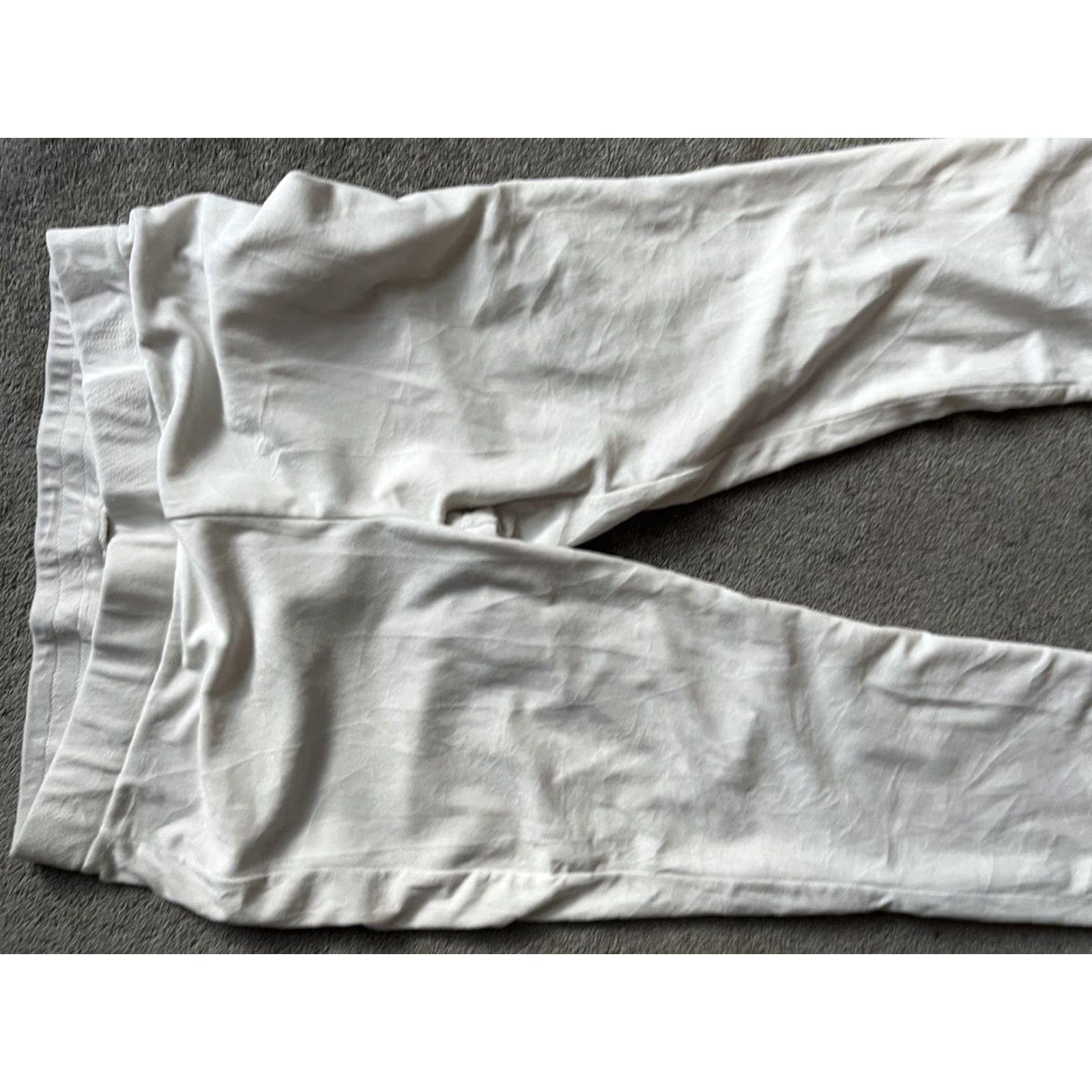Juicy Couture Juicy Couture Sz XL Velour Lounge Pants White Bling Spell Out Flares Retro Y2K Size 40" / US 18 - 4 Thumbnail