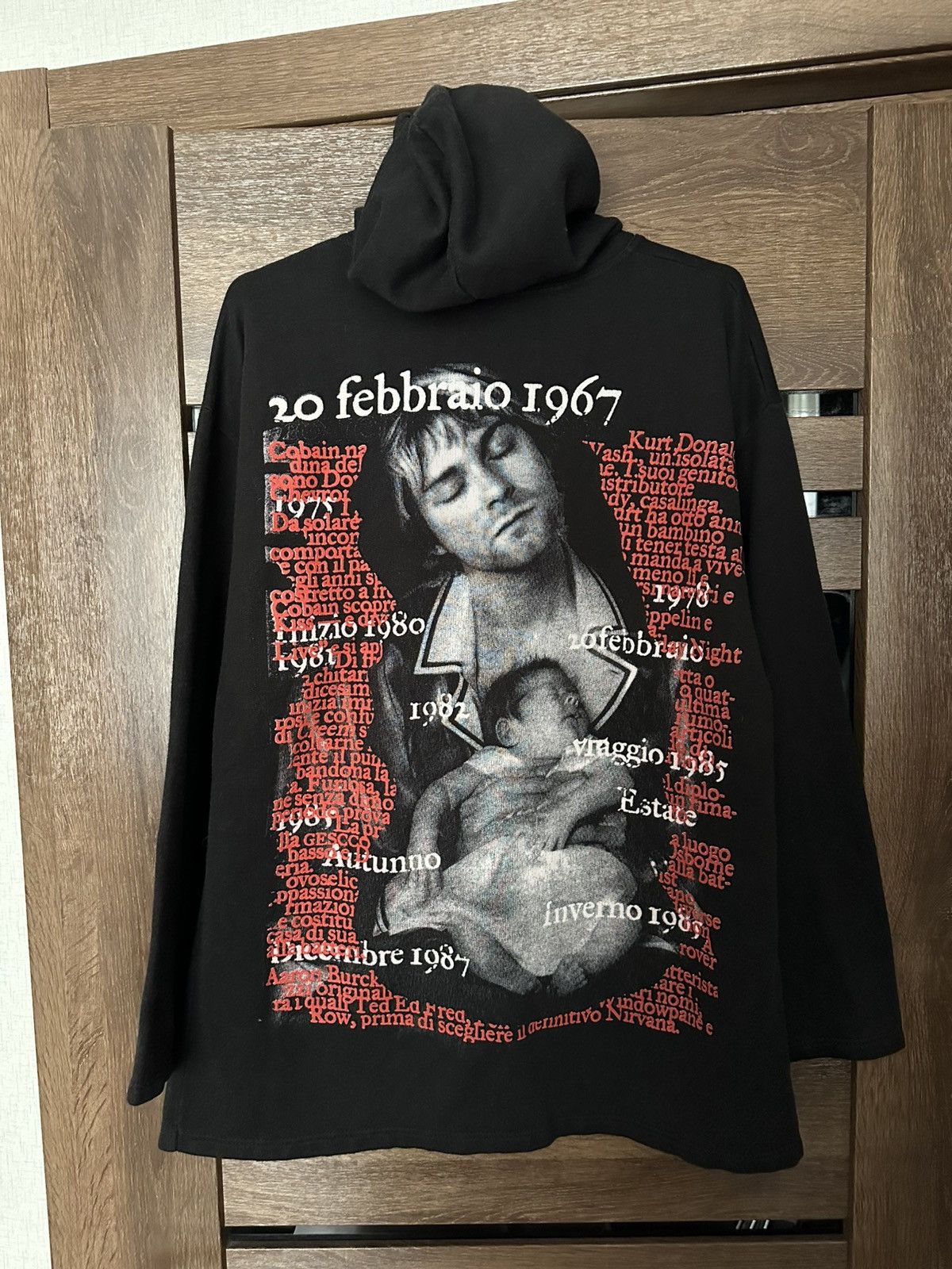 Nirvana Nirvana Vintage Big Logo Hoodie Pullovers 90s Size US L / EU 52-54 / 3 - 6 Thumbnail