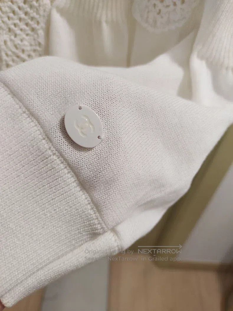 Chanel Chanel Doll collar knitted short sleeves Size XS / US 0-2 / IT 36-38 - 6 Thumbnail