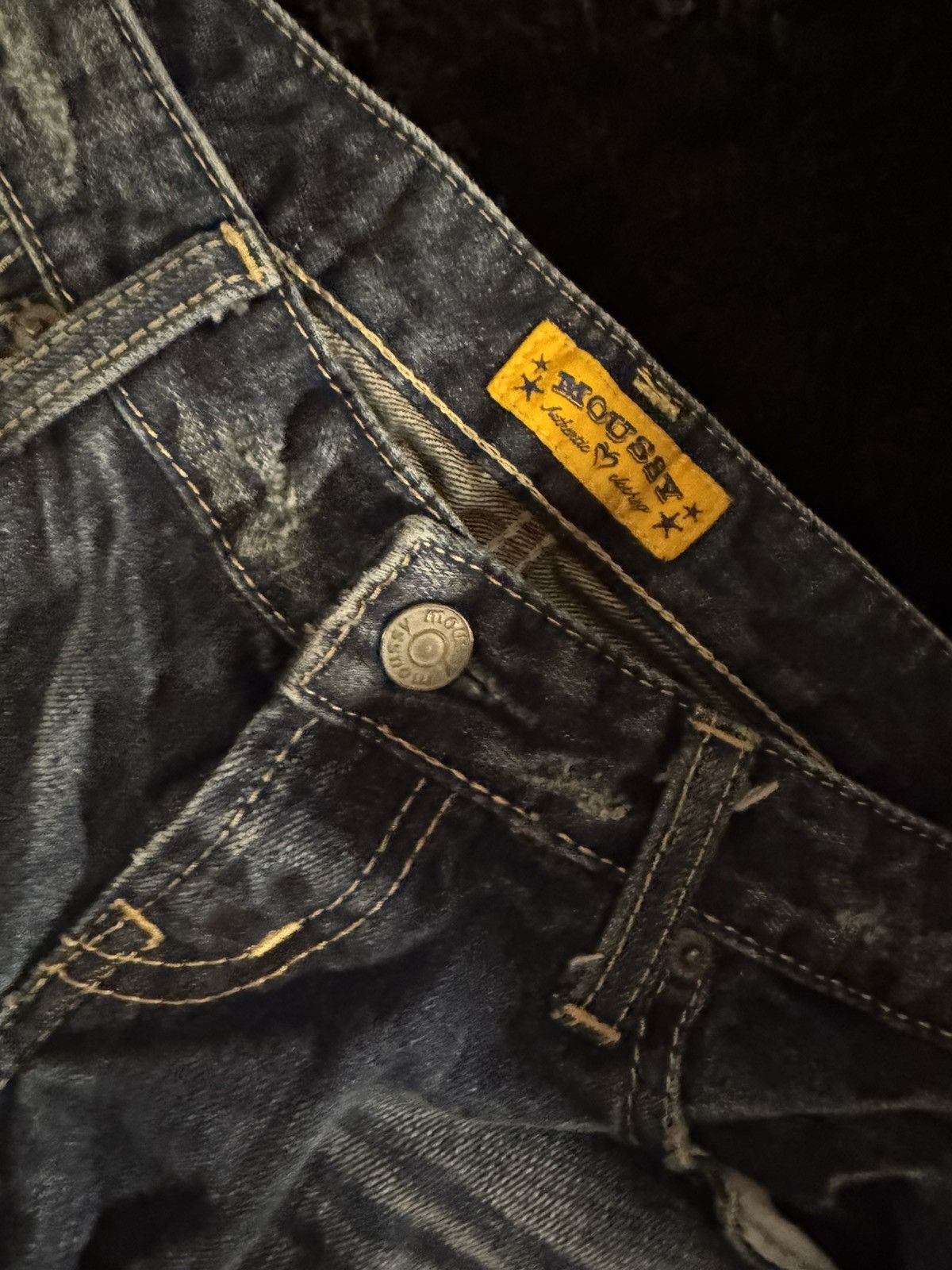 MOUSSY Flared Vintage Moussy Denim Jeans Size 25" / US 0 / IT 36 - 2 Thumbnail